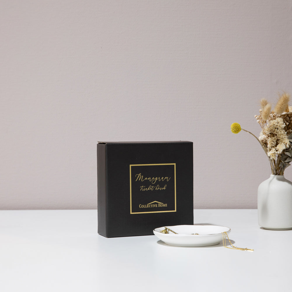 White Ceramic Jewelry Tray