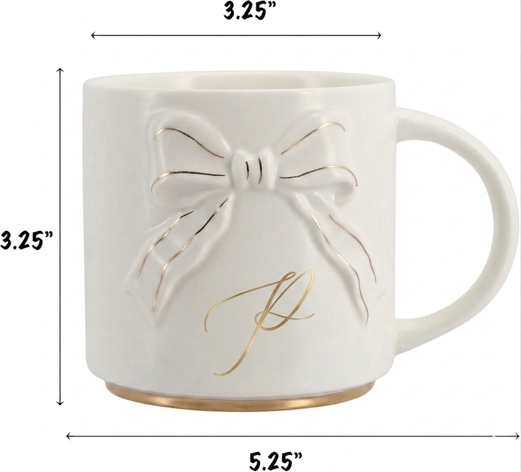 Double-sided Bow Mug