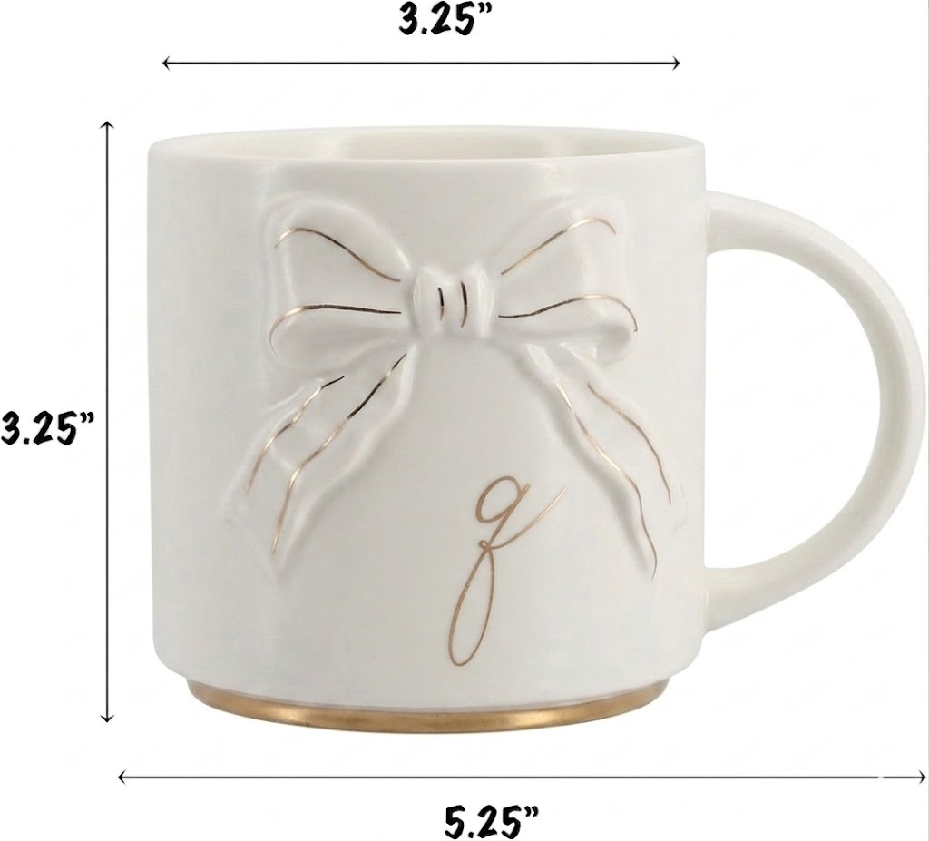 Double-sided Bow Mug