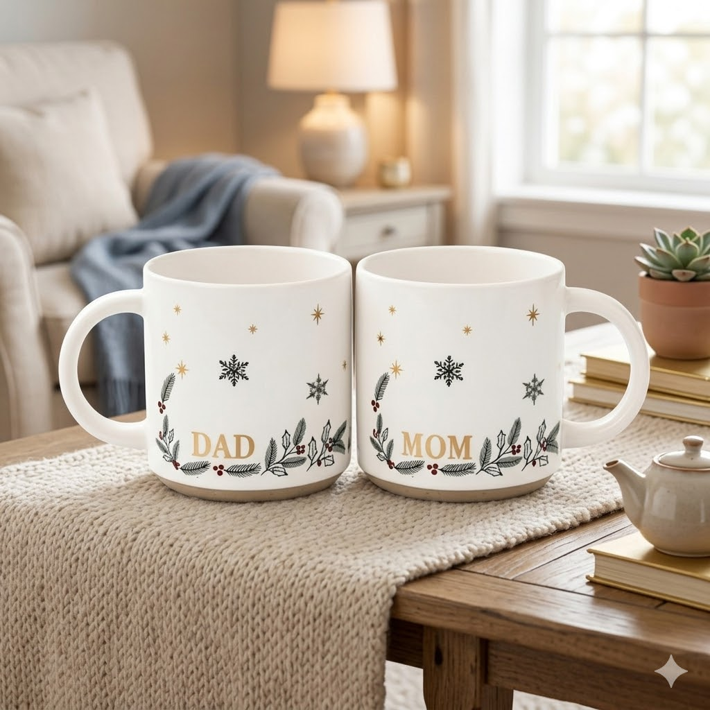 Mom and Dad Mug Set