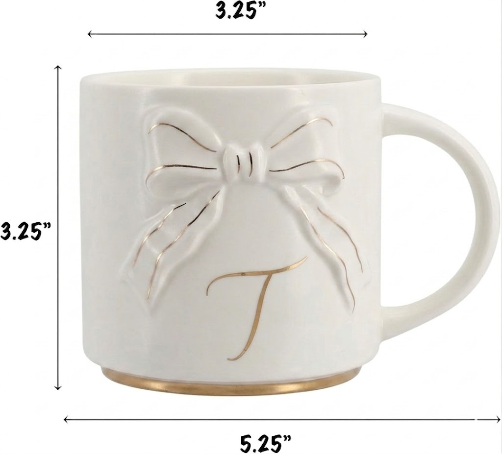 Double-sided Bow Mug