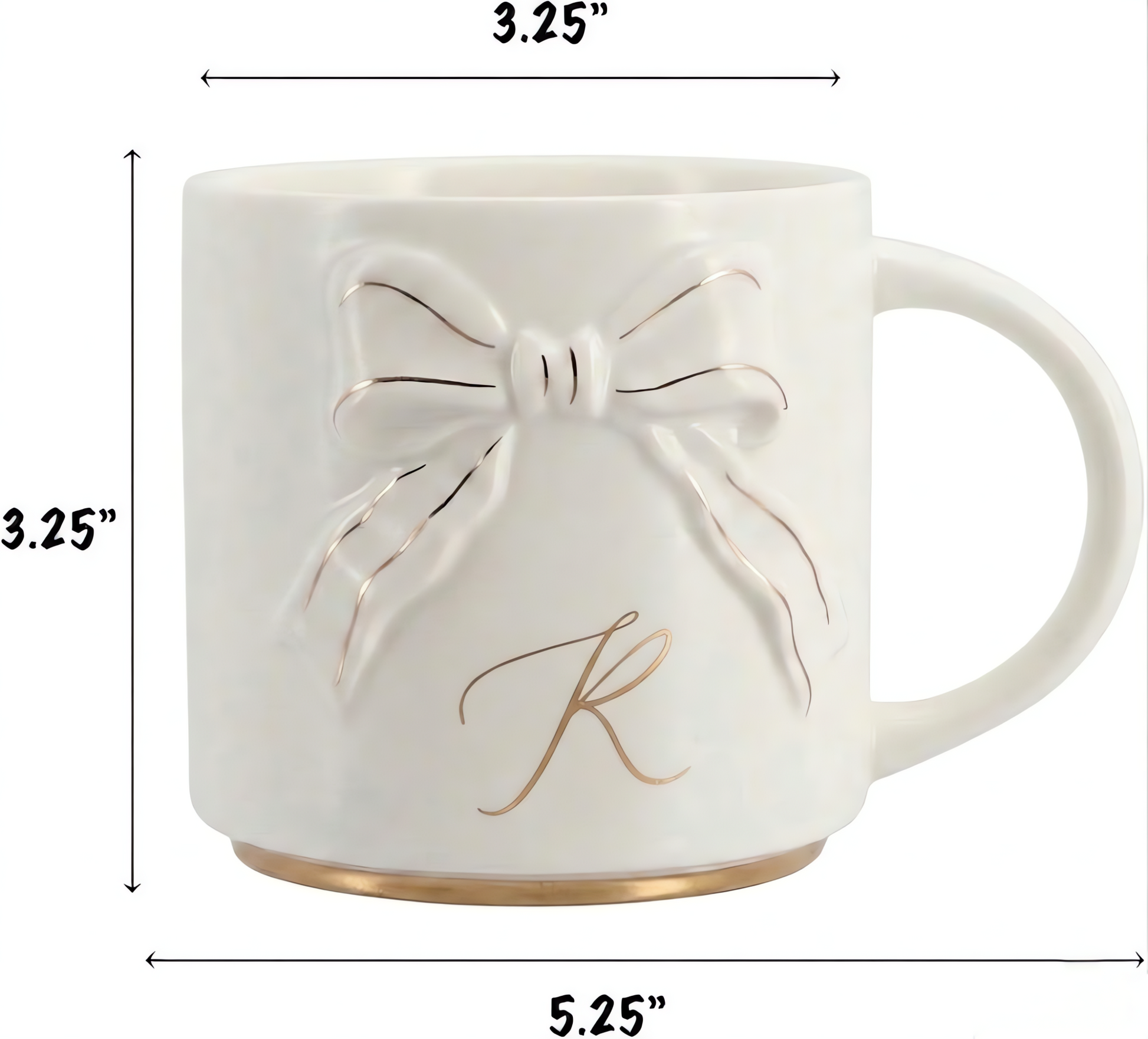 Double-sided Bow Mug
