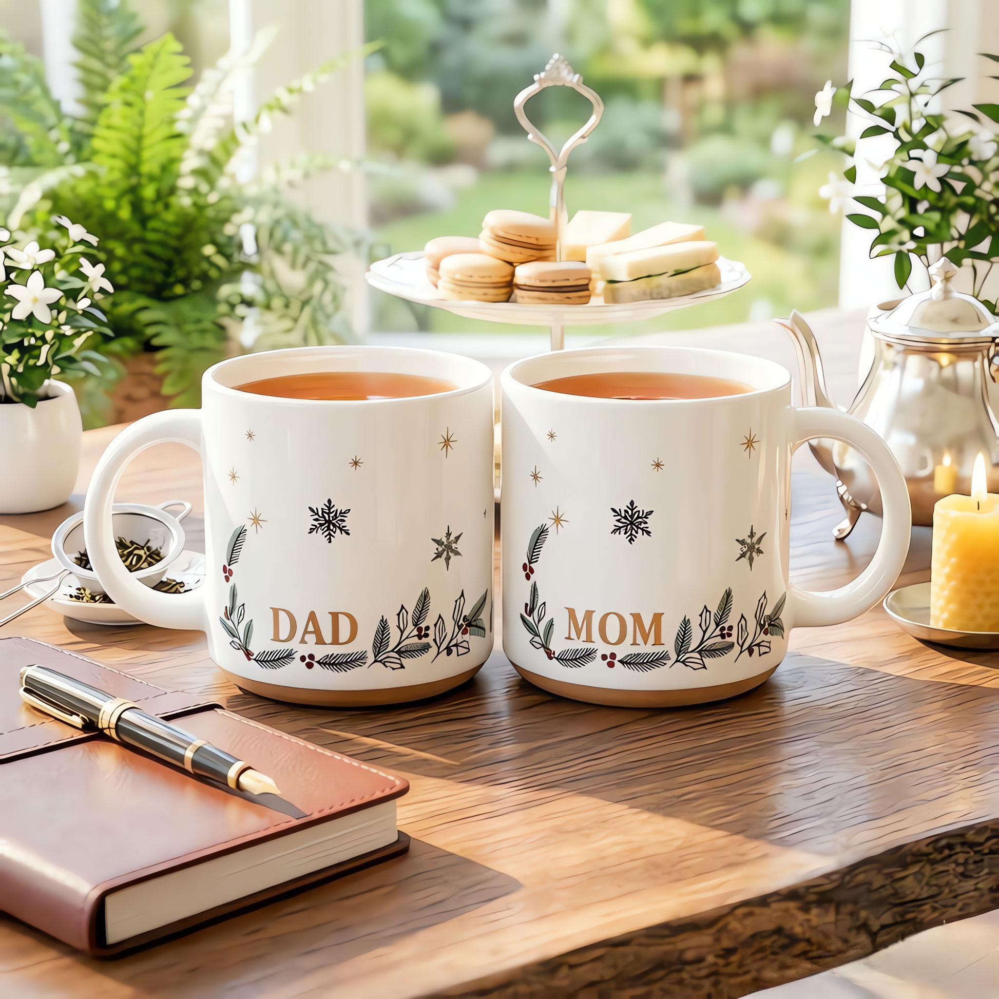 Mom and Dad Mug Set