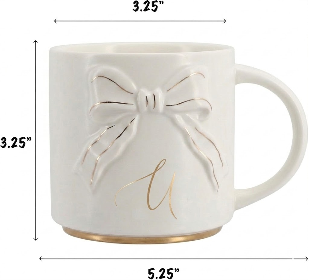 Double-sided Bow Mug