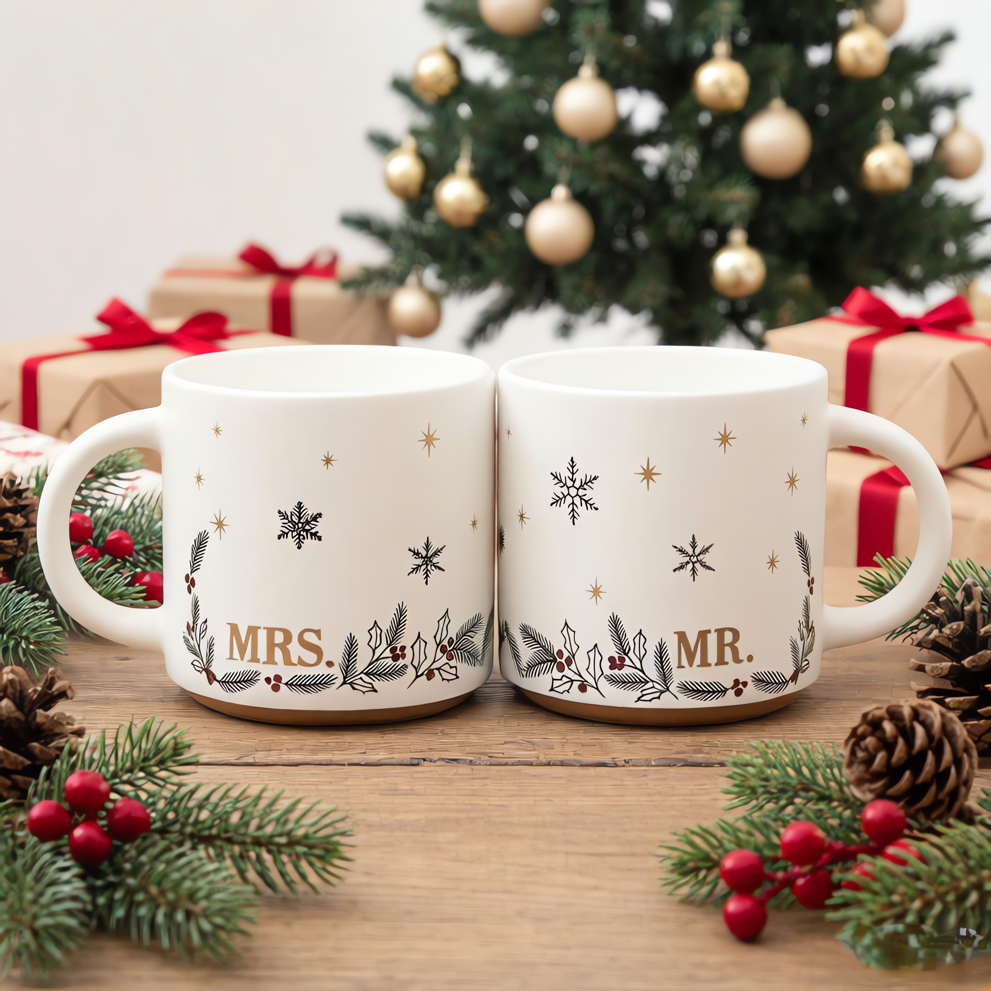 MR. and MRS. Mug Set