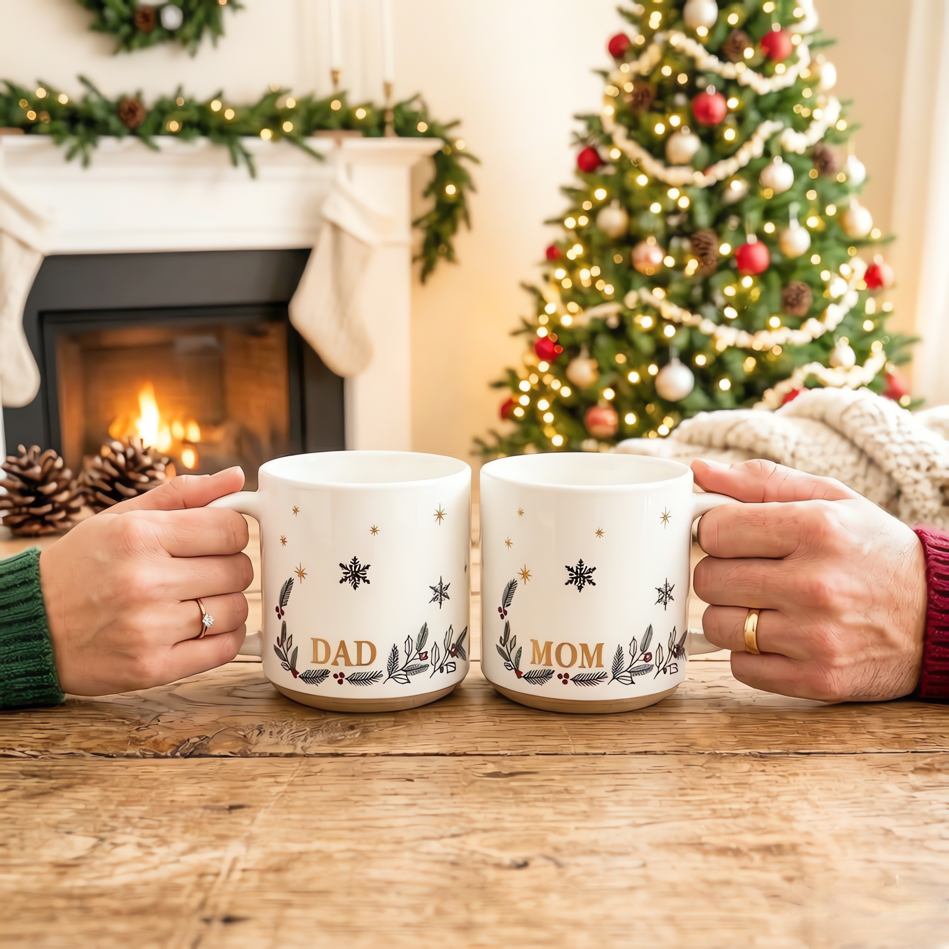 Mom and Dad Mug Set