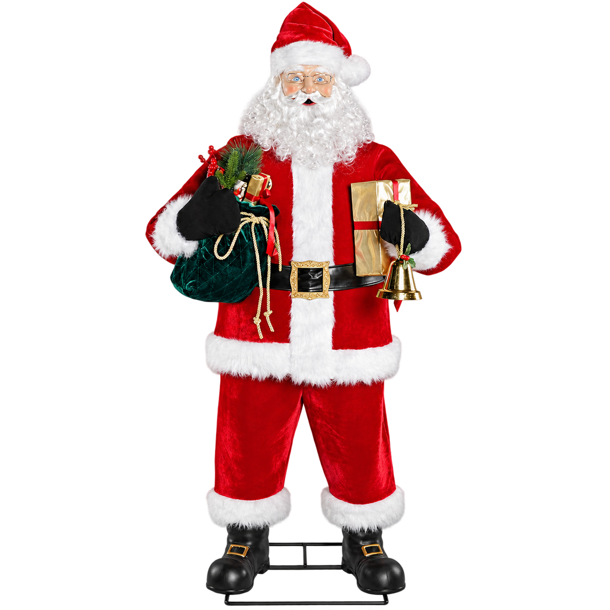 6 Ft Animated Singing Santa Claus – Motion-Activated Christmas Animatronic