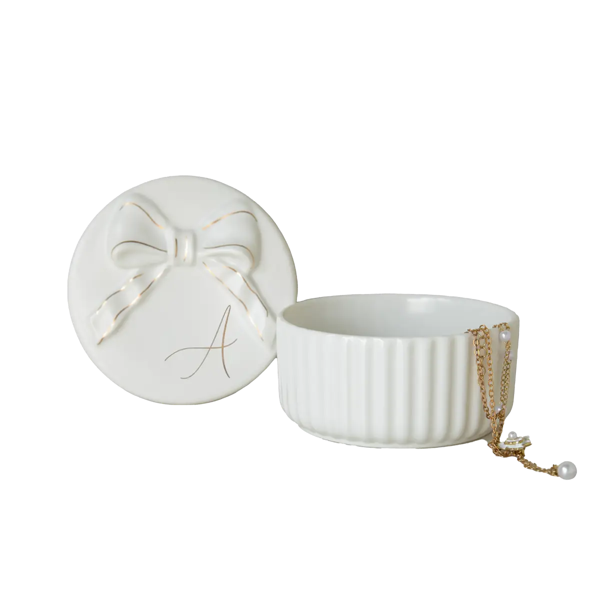 Bow Keepsake Jewelry Box