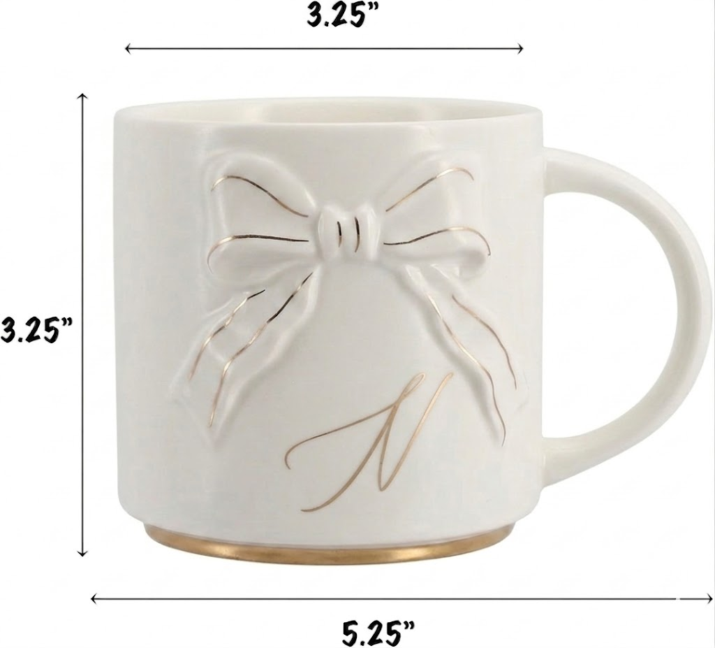 Double-sided Bow Mug