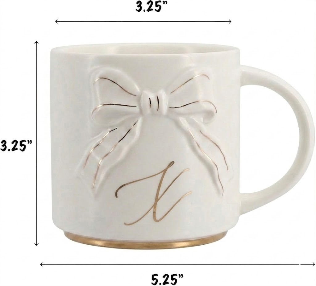 Double-sided Bow Mug