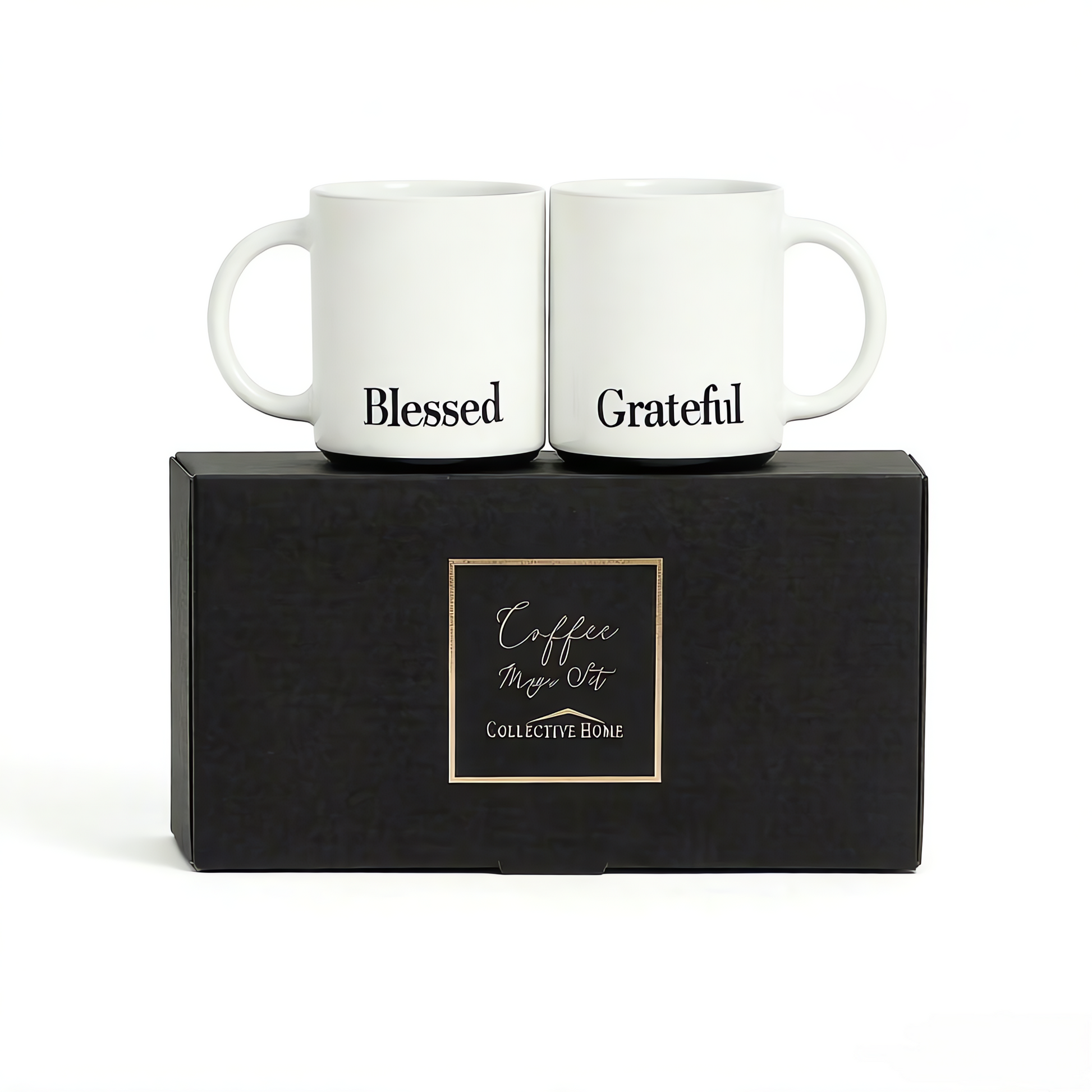 Blessed and Grateful Mug Set