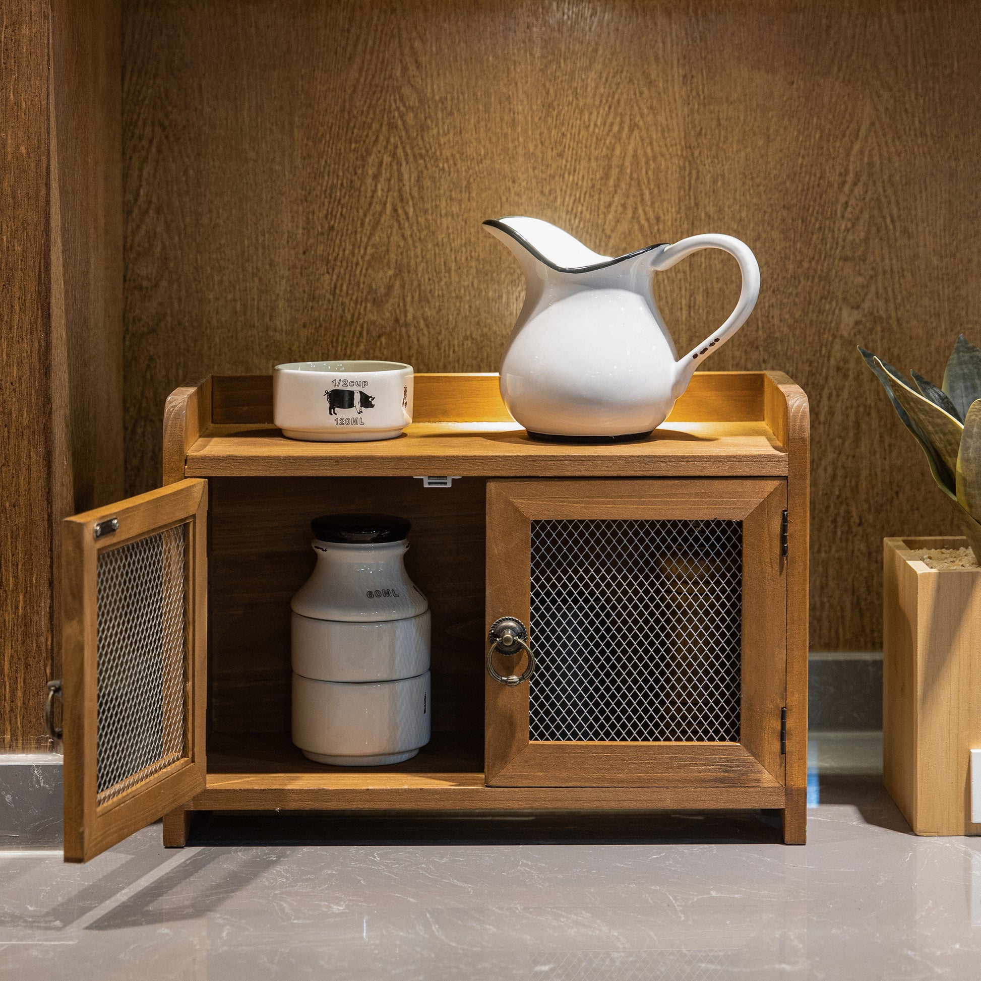 Brown Storage Cabinet