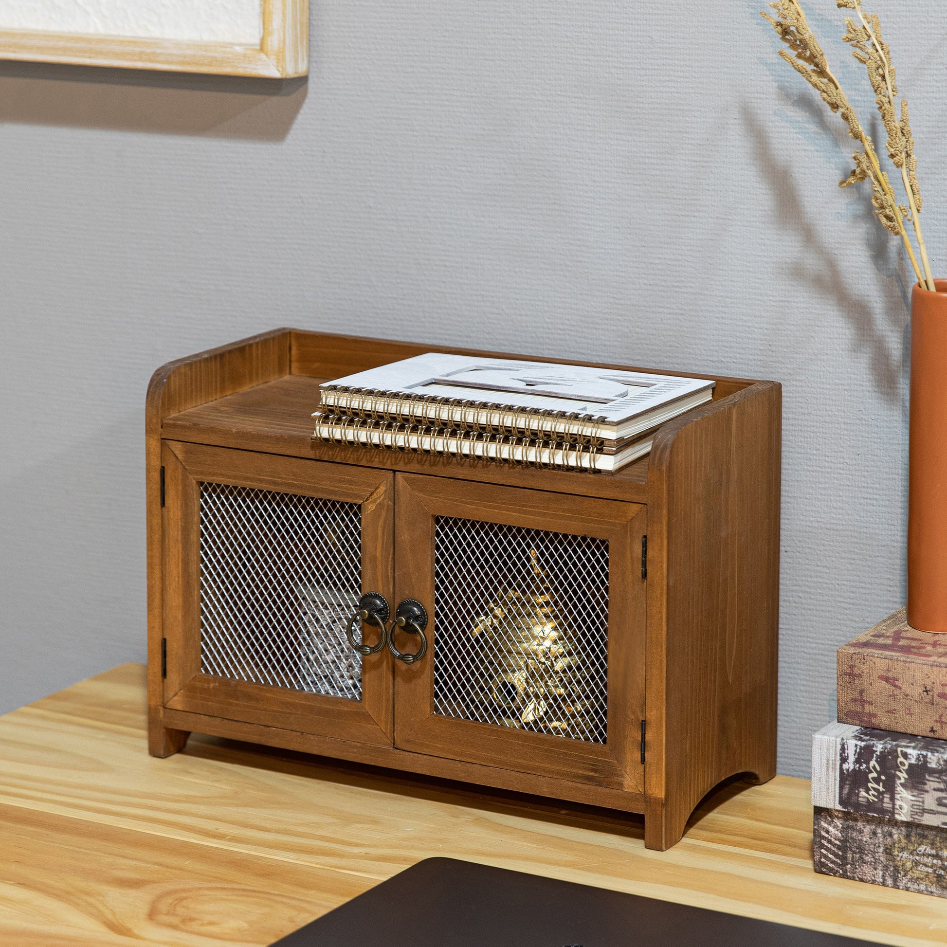 Brown Storage Cabinet