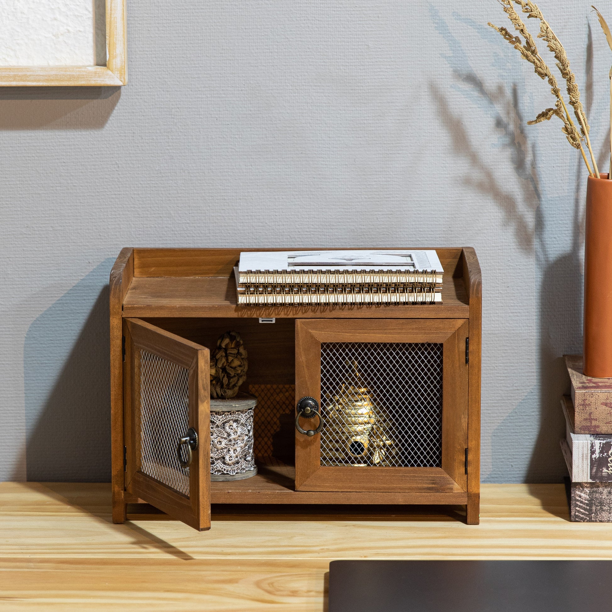 Brown Storage Cabinet
