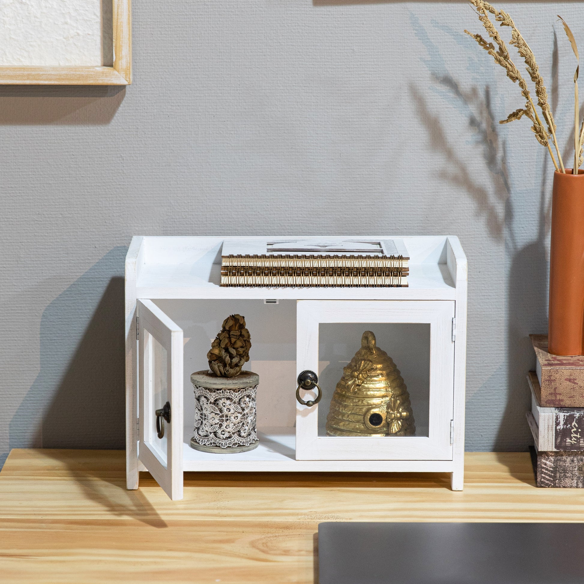 White Storage Cabinet