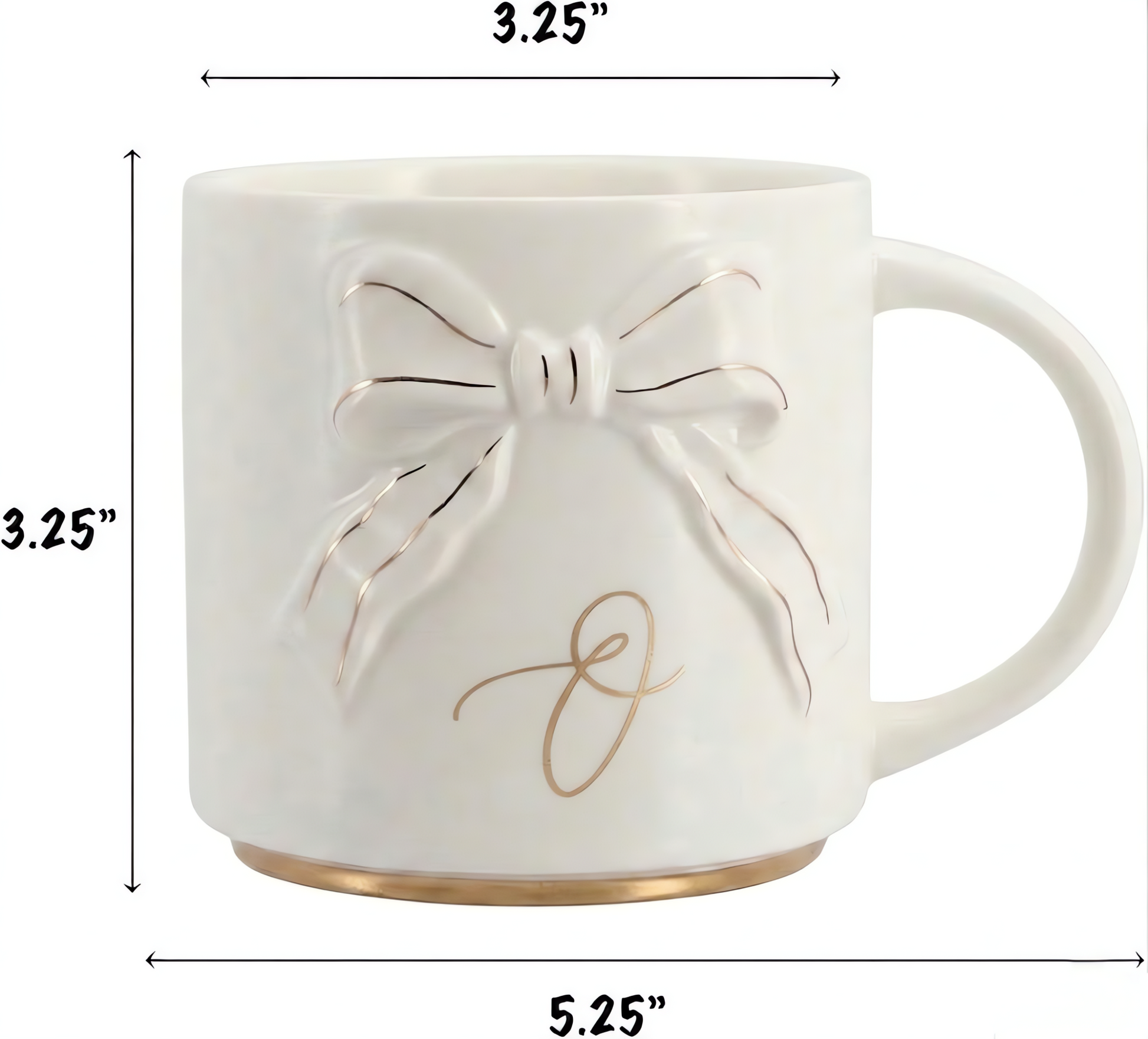Double-sided Bow Mug