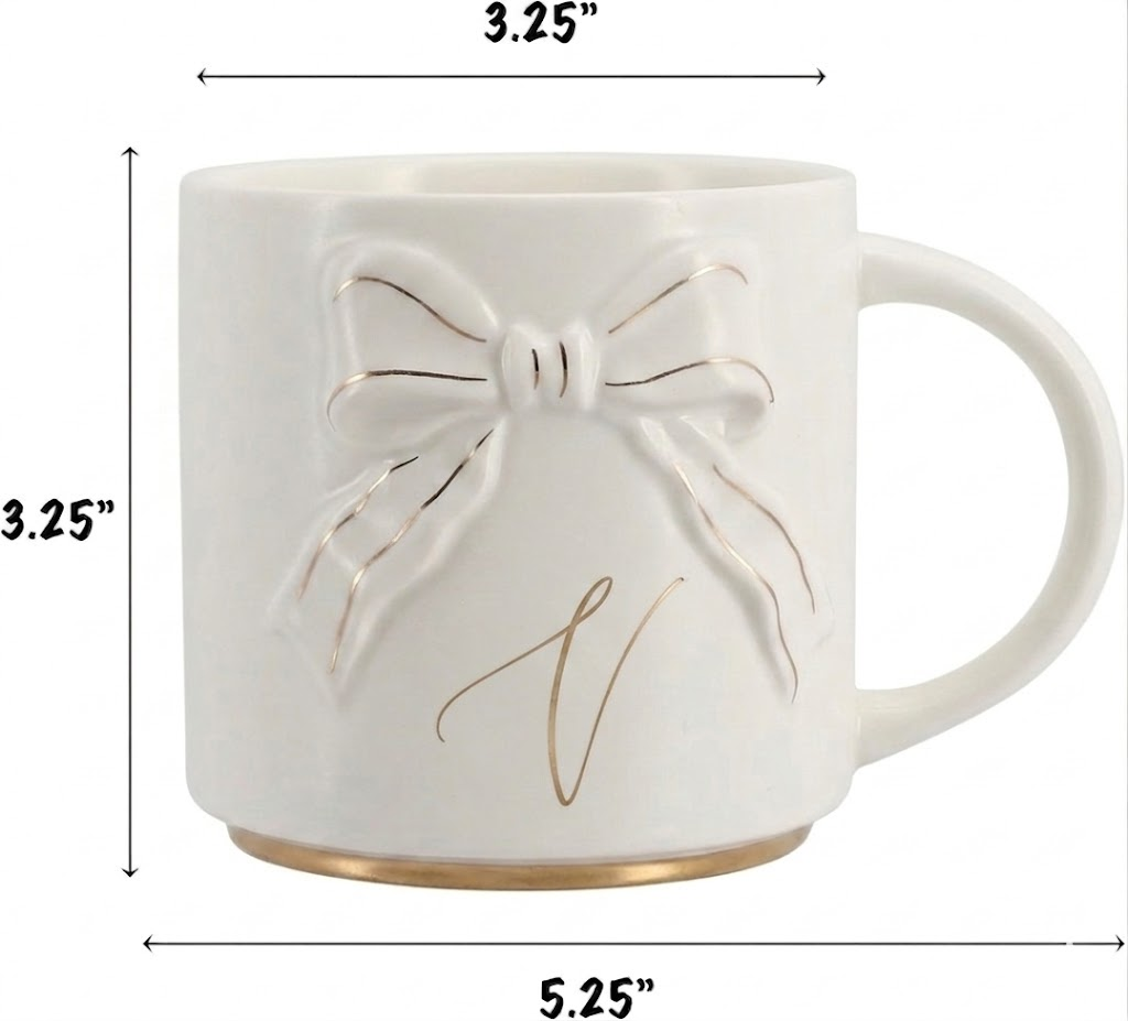 Double-sided Bow Mug