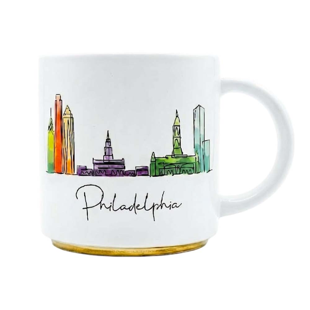 Colorful Skyline Ceramic Mug