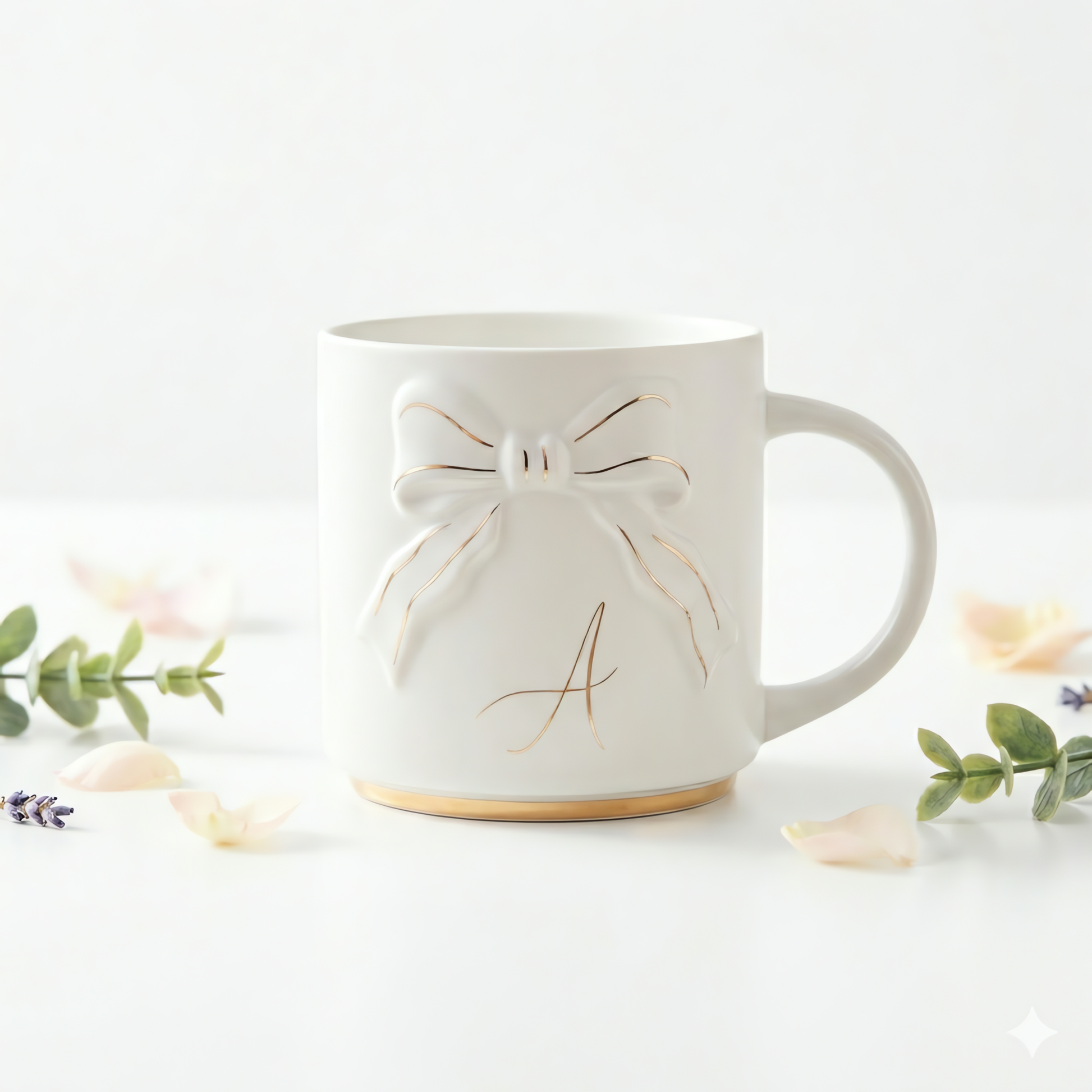 Double-sided Bow Mug