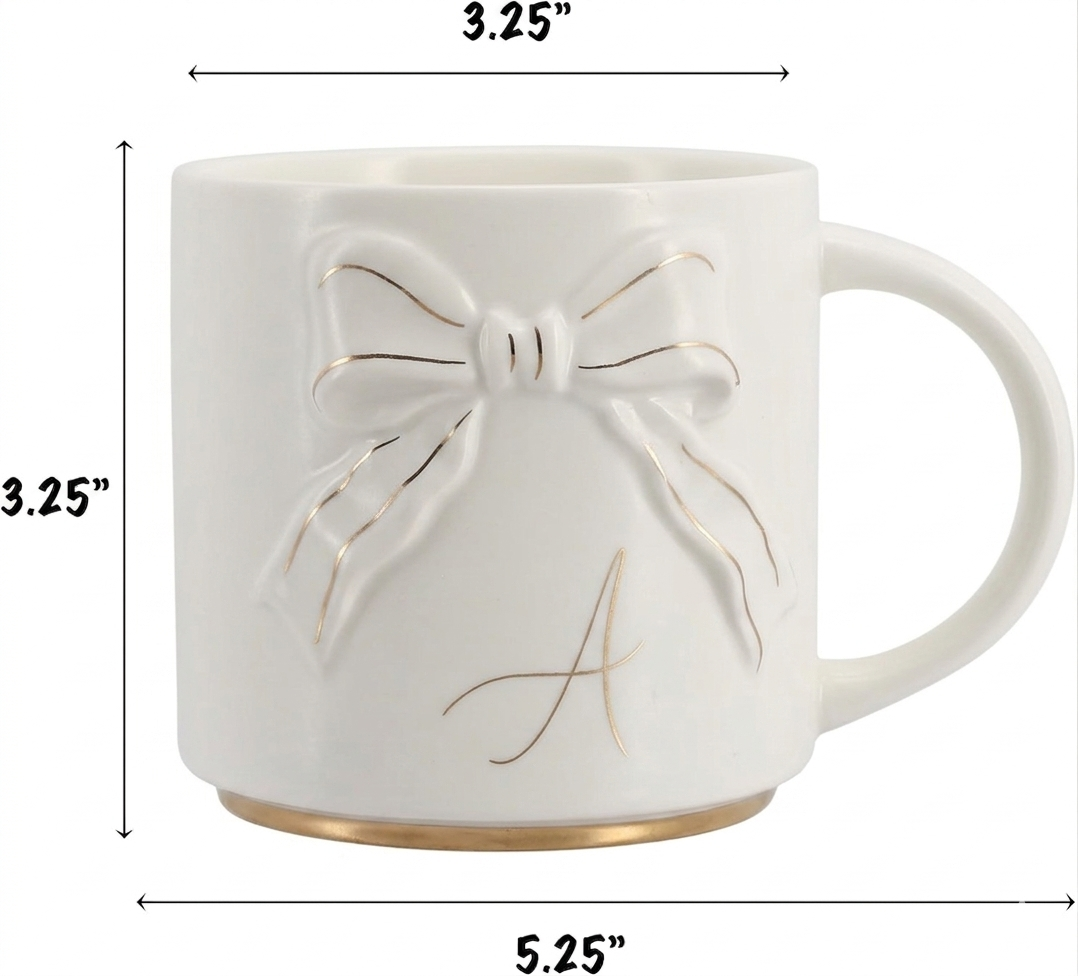 Double-sided Bow Mug