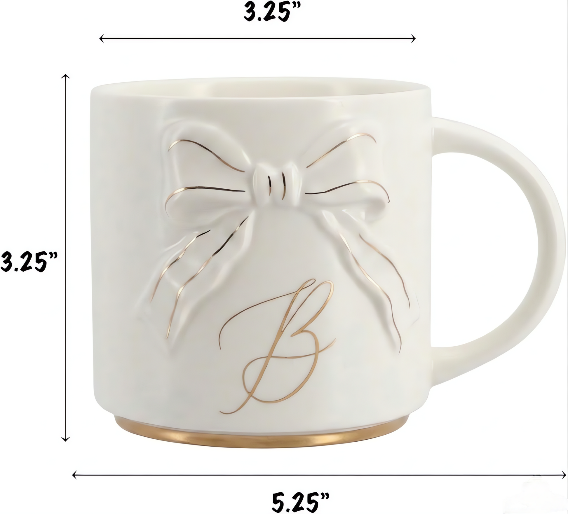 Double-sided Bow Mug