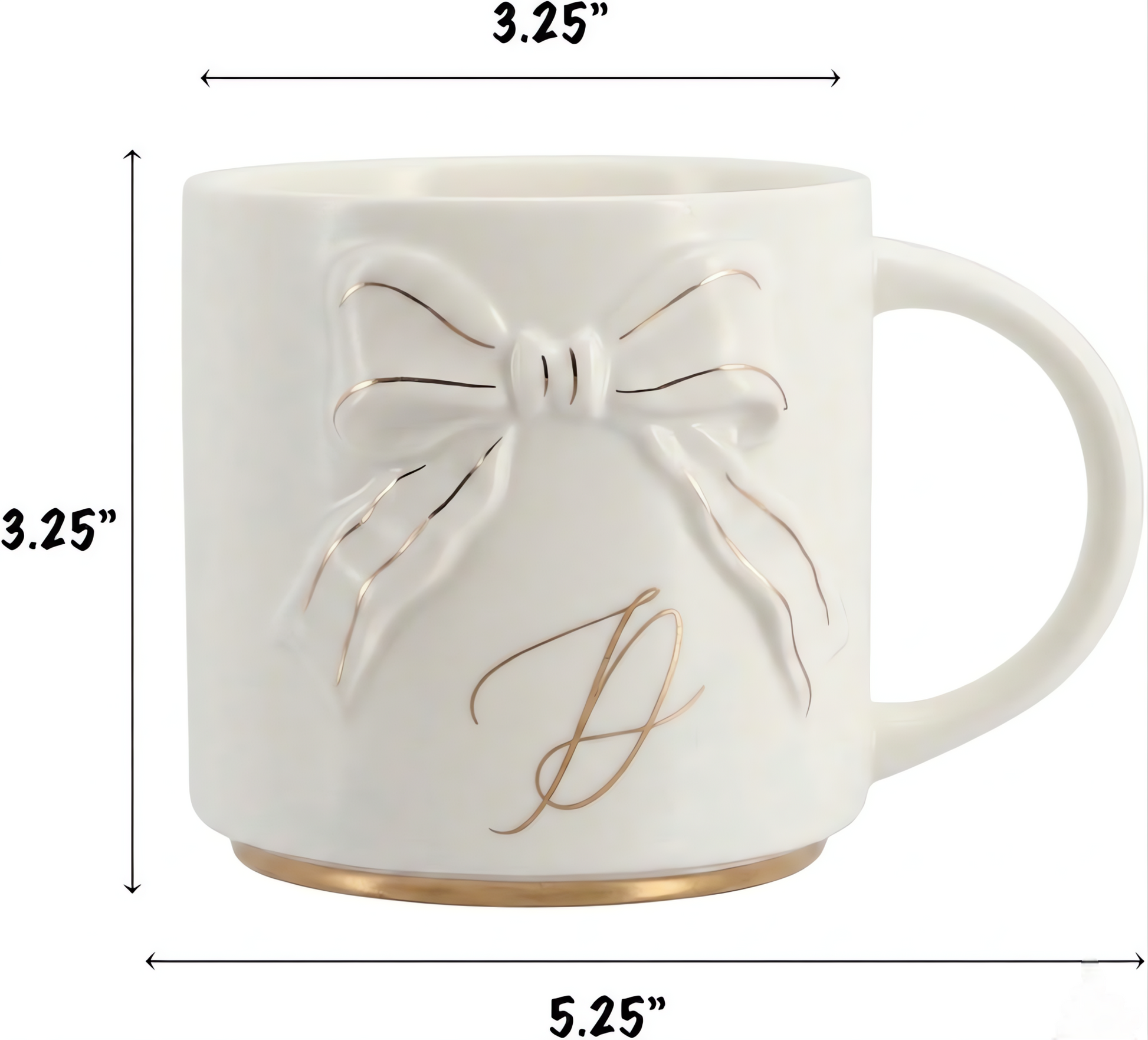 Double-sided Bow Mug