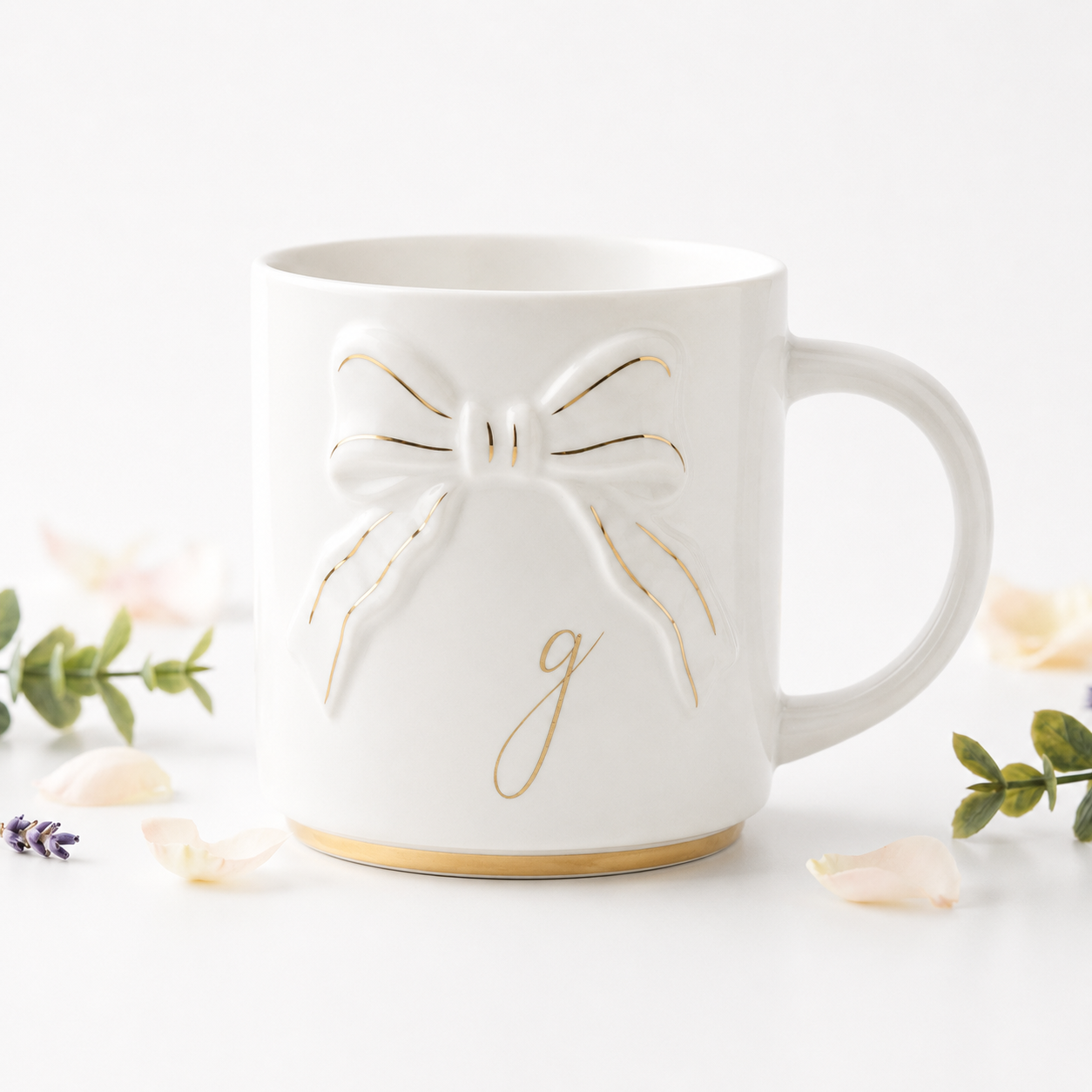 Double-sided Bow Mug