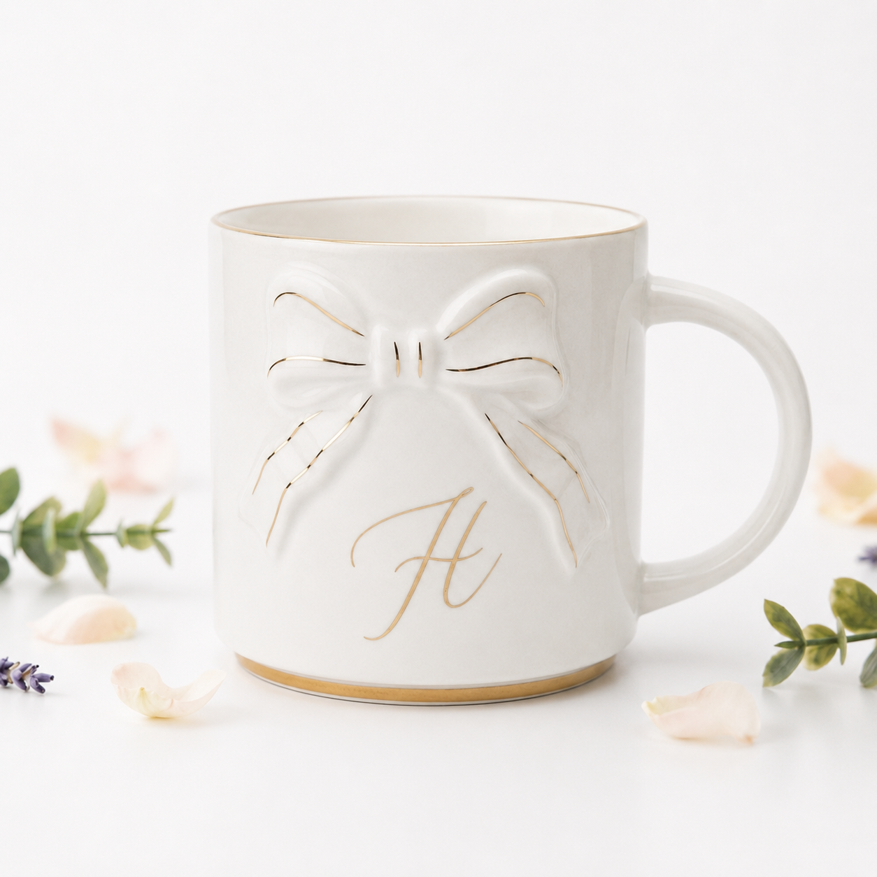 Double-sided Bow Mug