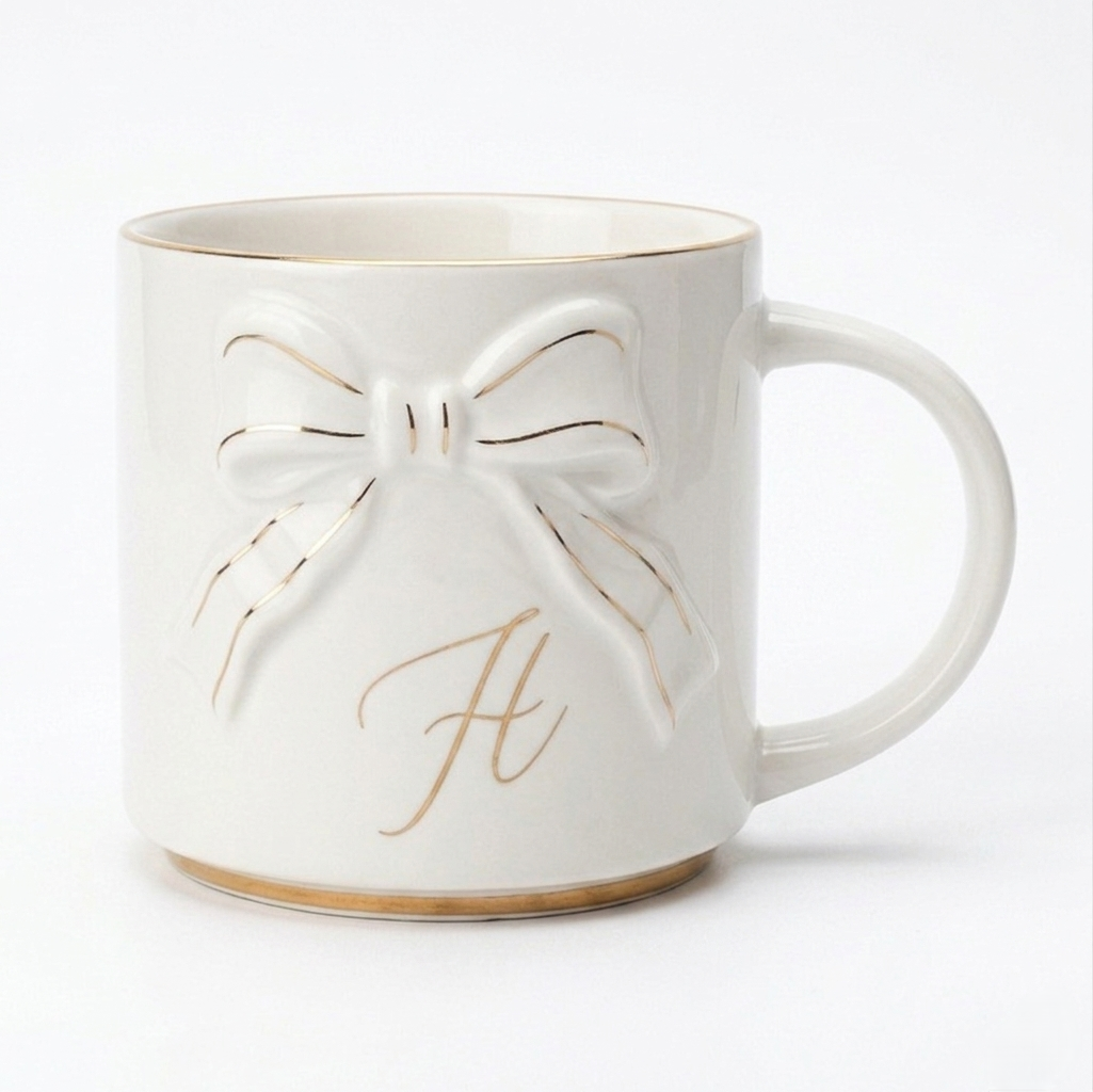Double-sided Bow Mug