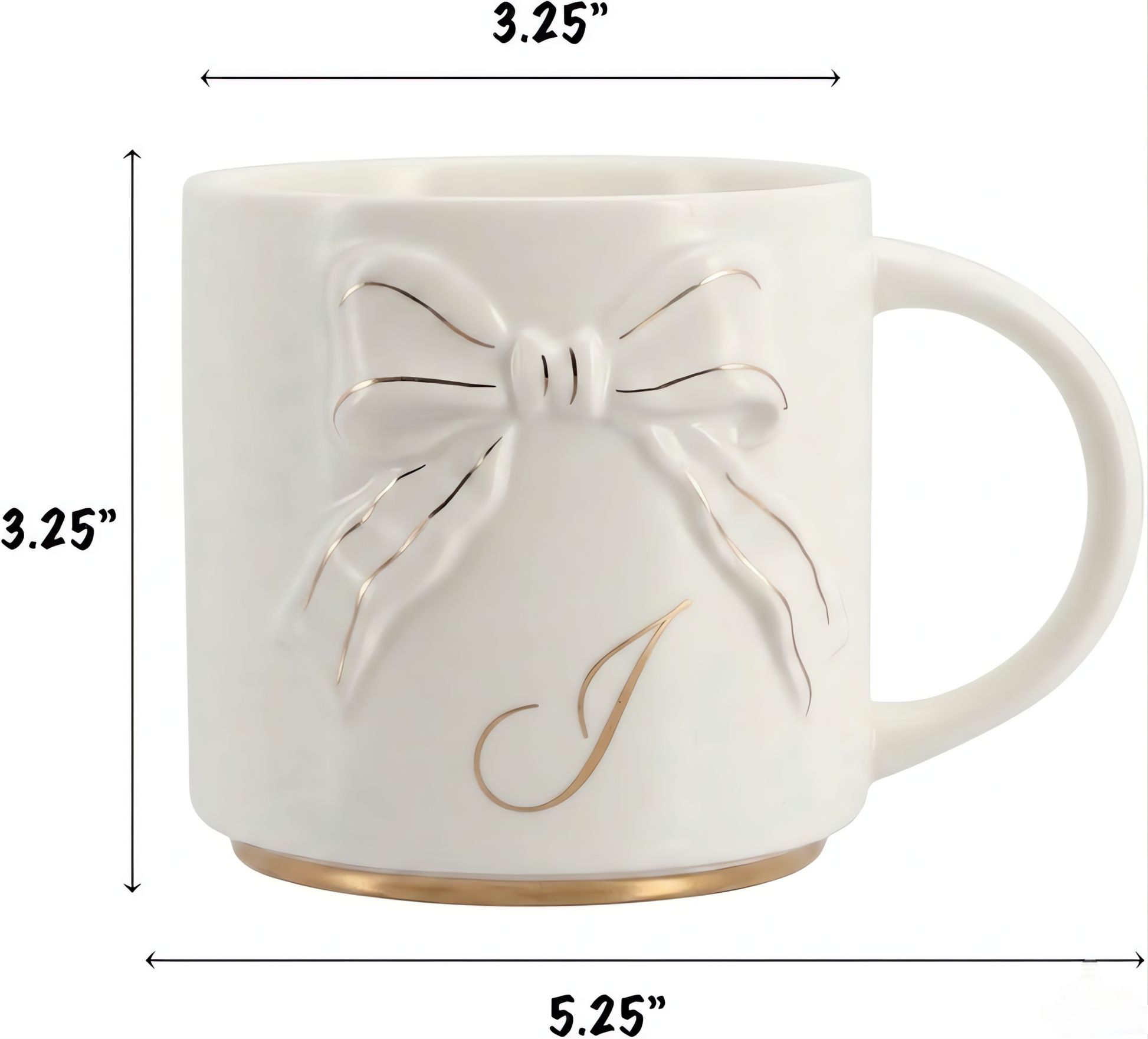 Double-sided Bow Mug