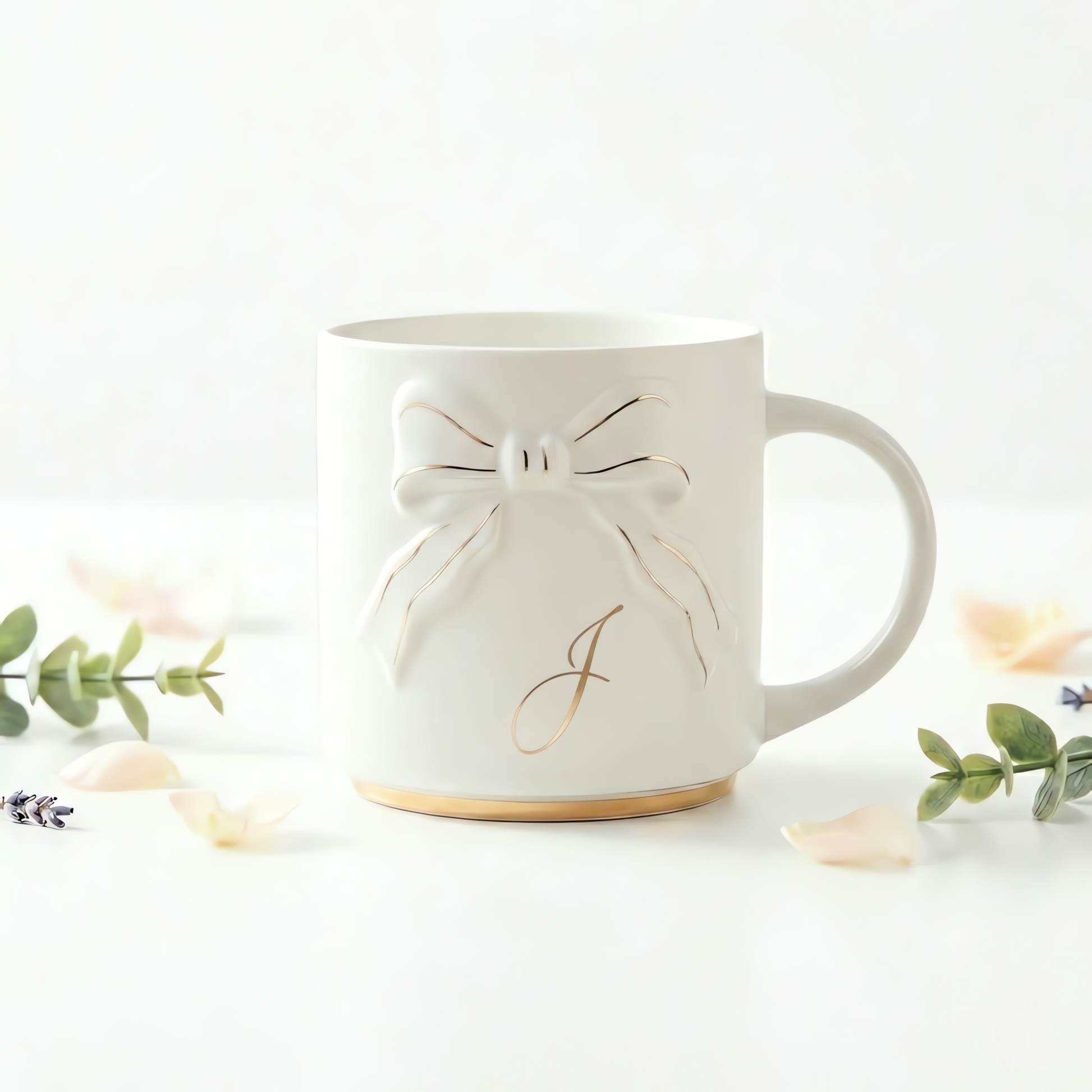 Double-sided Bow Mug
