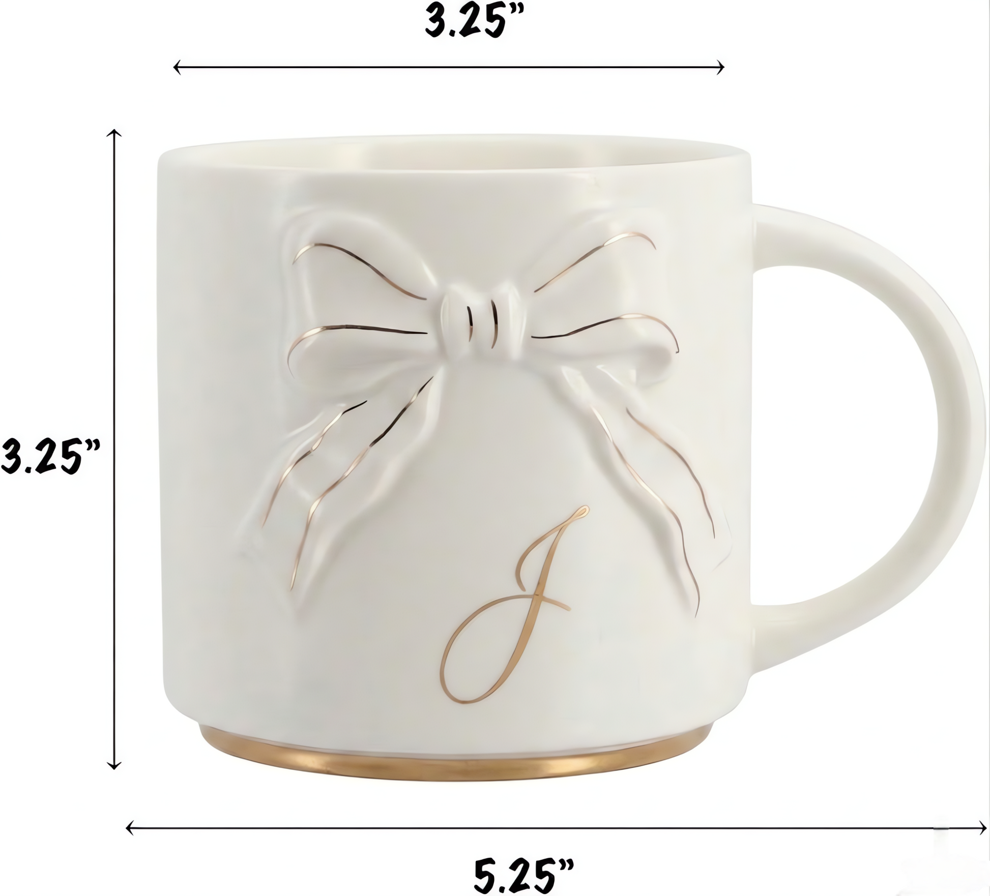 Double-sided Bow Mug