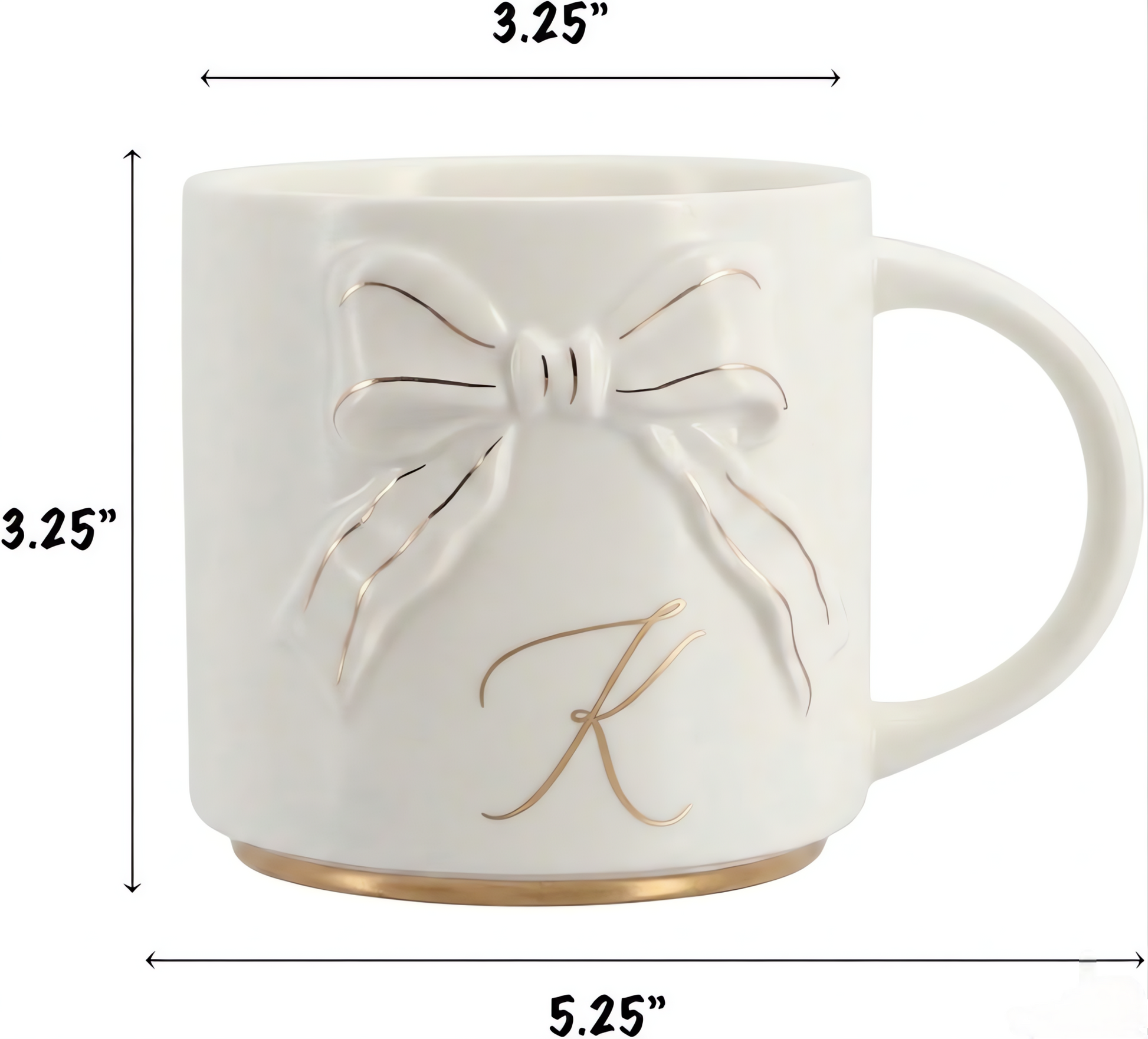 Double-sided Bow Mug