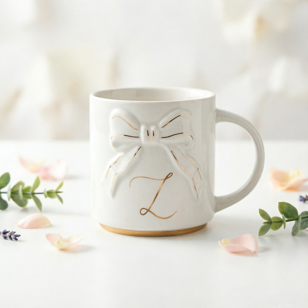 Double-sided Bow Mug