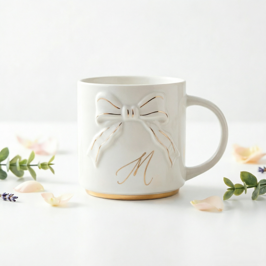 Double-sided Bow Mug