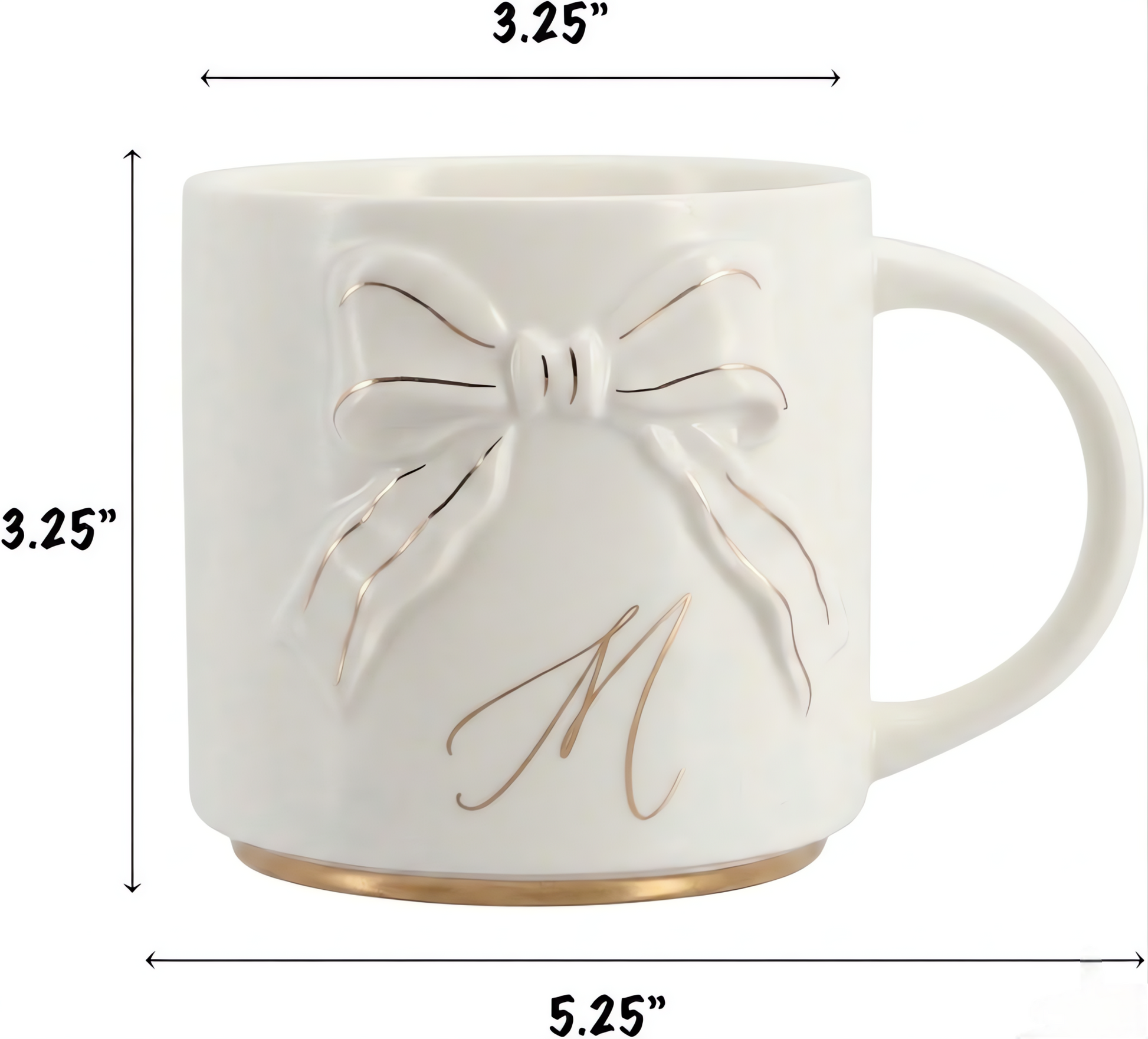 Double-sided Bow Mug