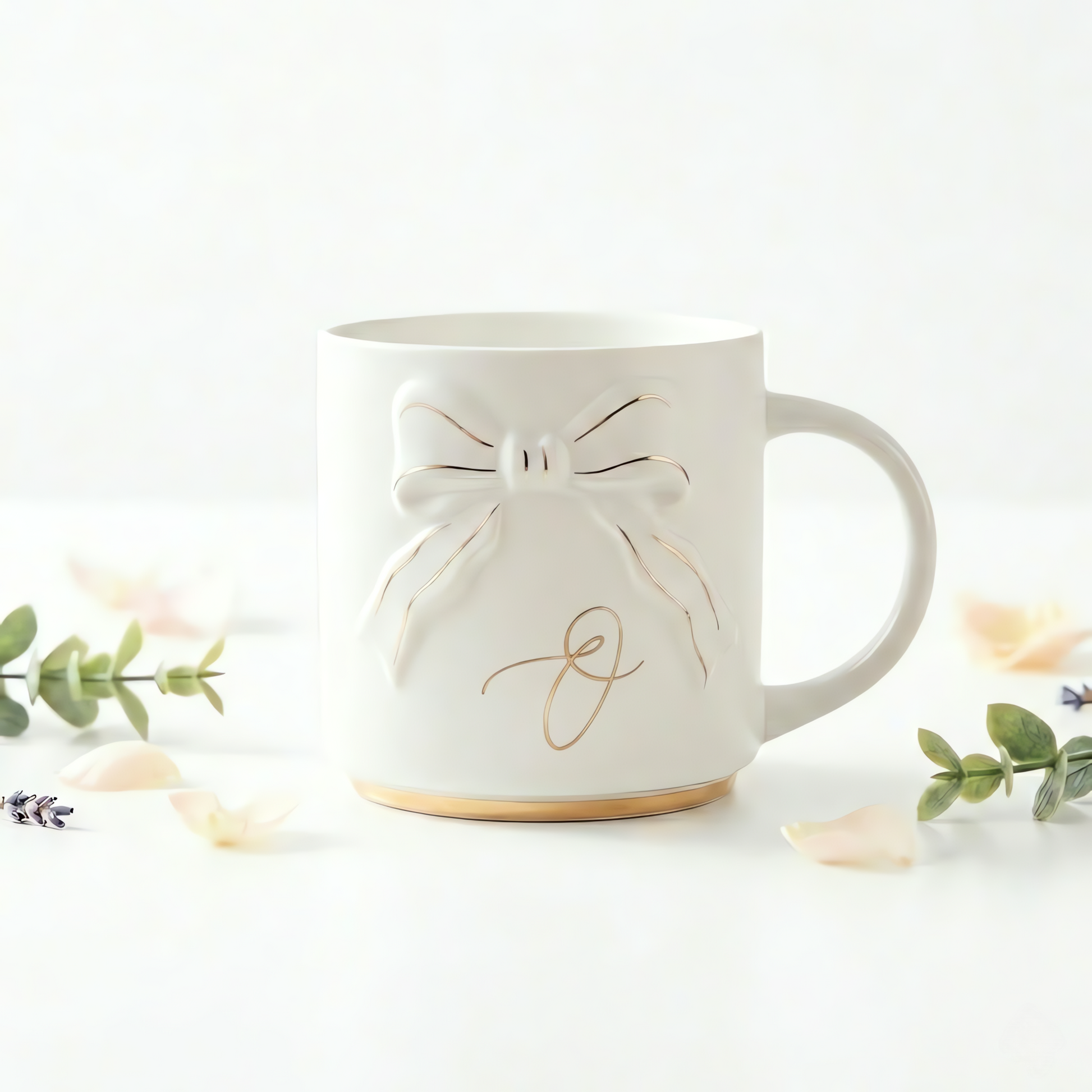 Double-sided Bow Mug