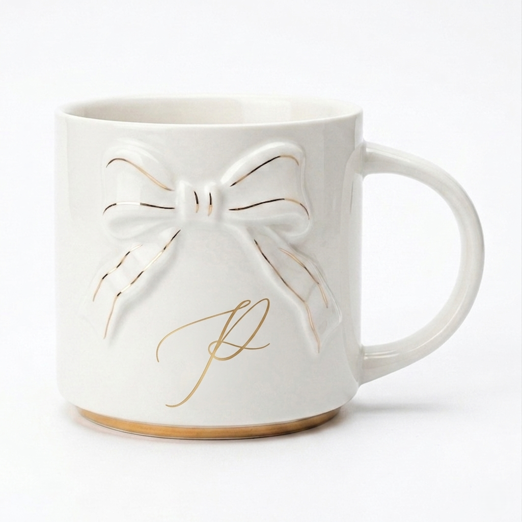 Double-sided Bow Mug