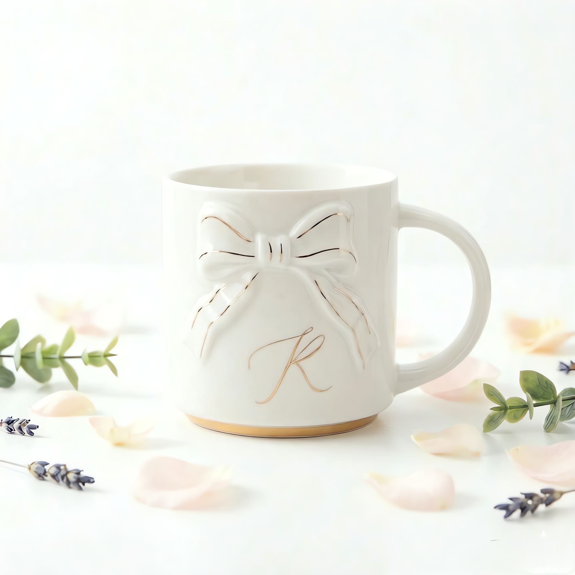 Double-sided Bow Mug