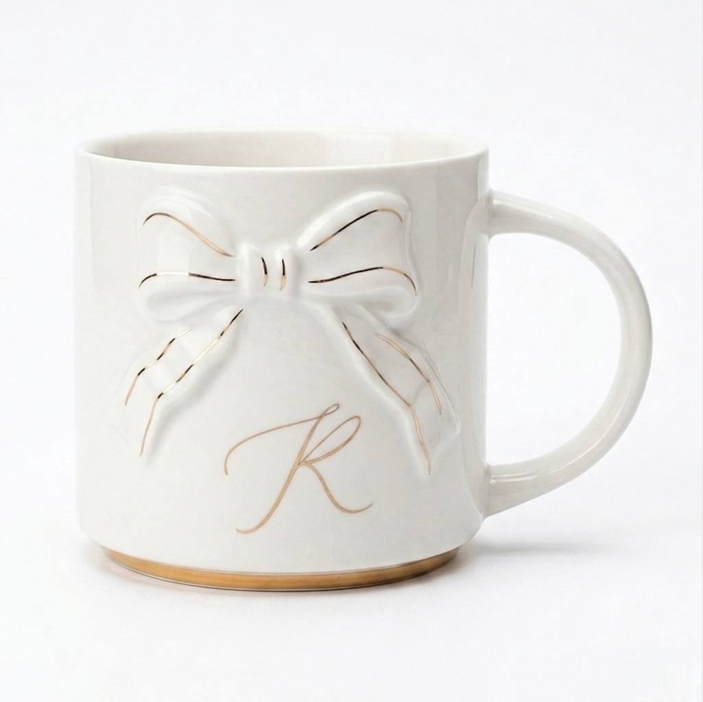 Double-sided Bow Mug