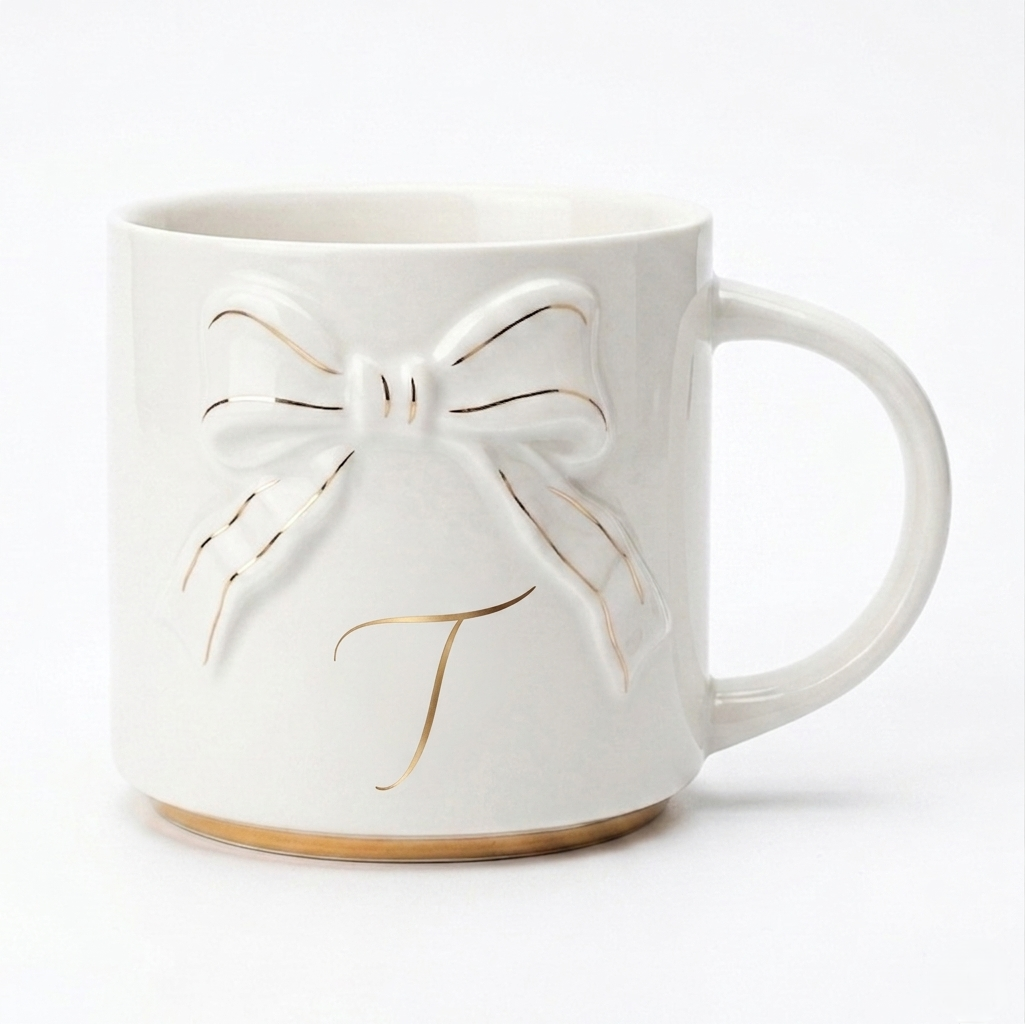 Double-sided Bow Mug