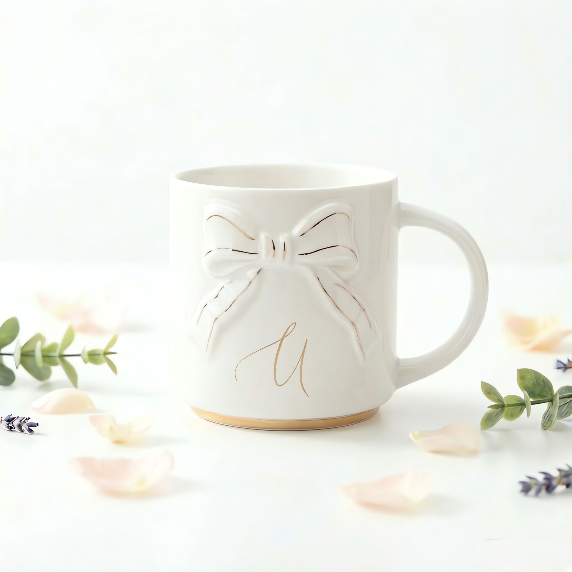 Double-sided Bow Mug