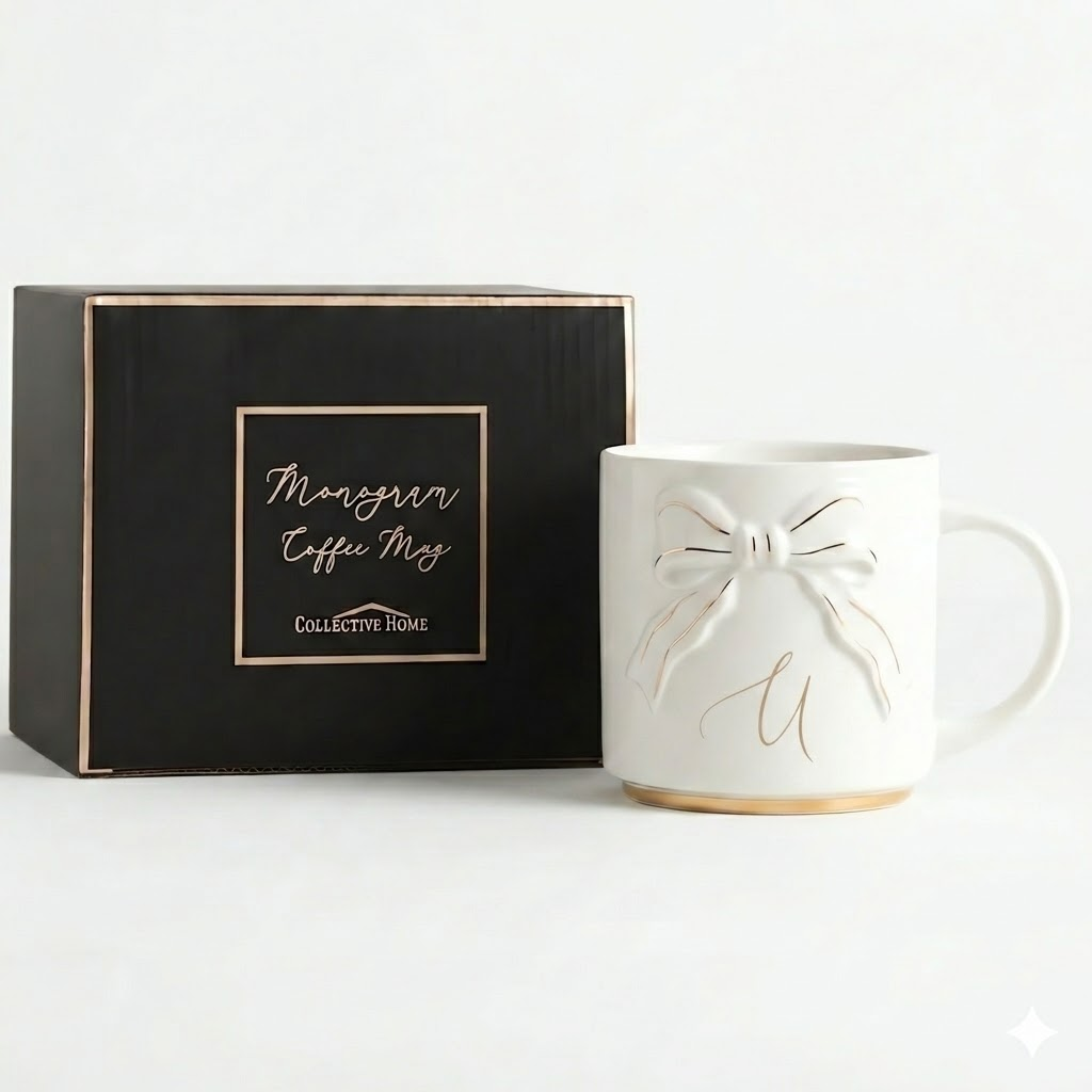 Double-sided Bow Mug