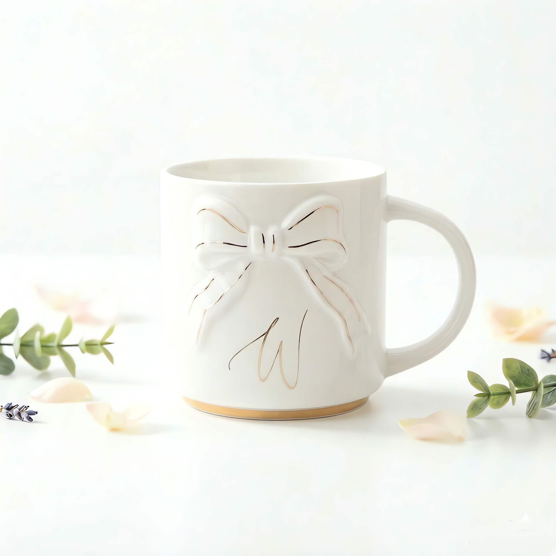 Double-sided Bow Mug