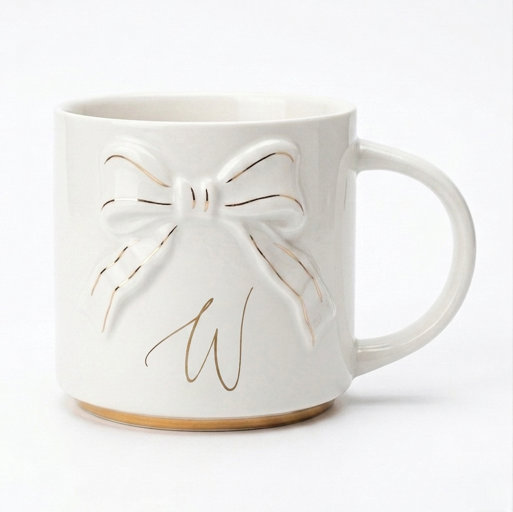 Double-sided Bow Mug