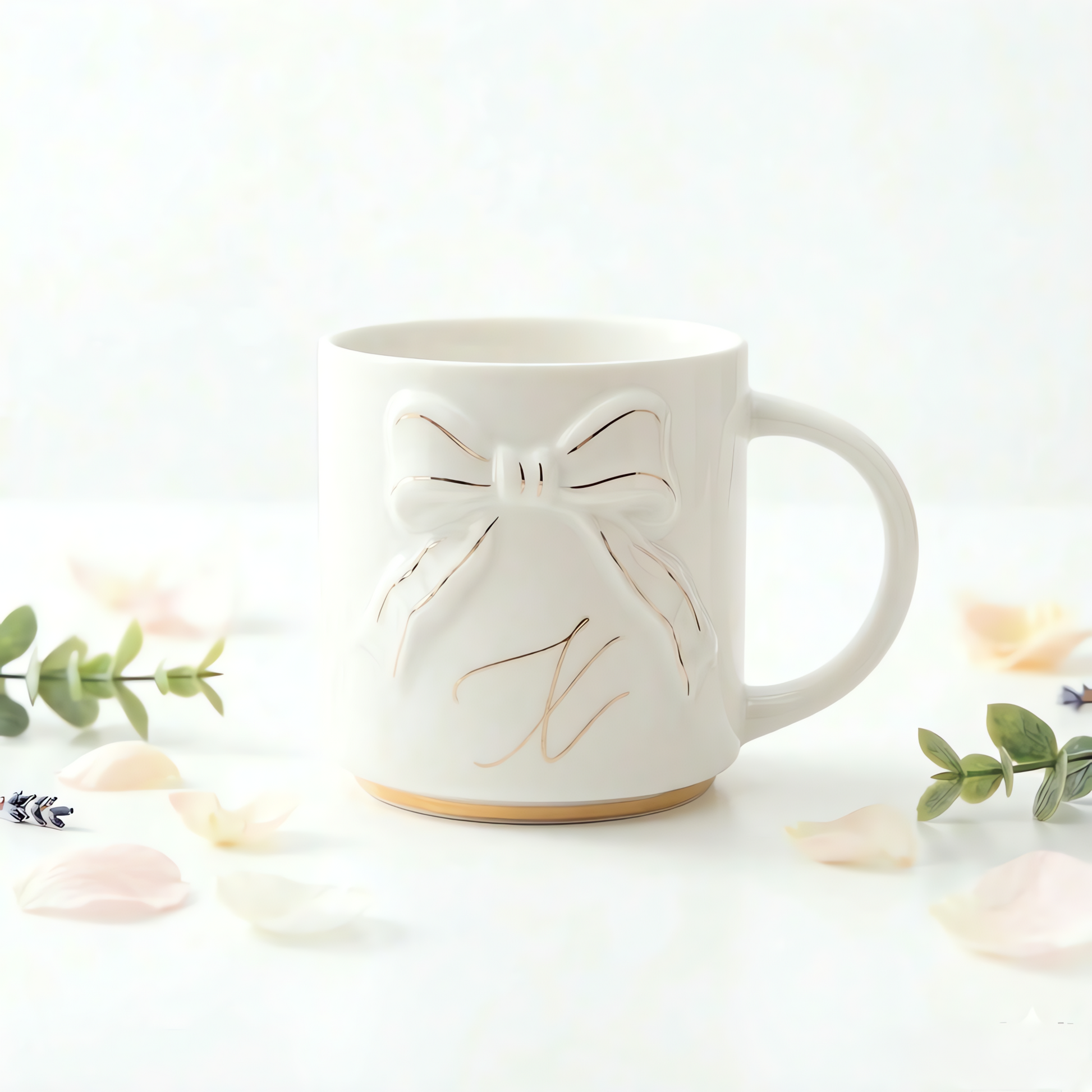 Double-sided Bow Mug