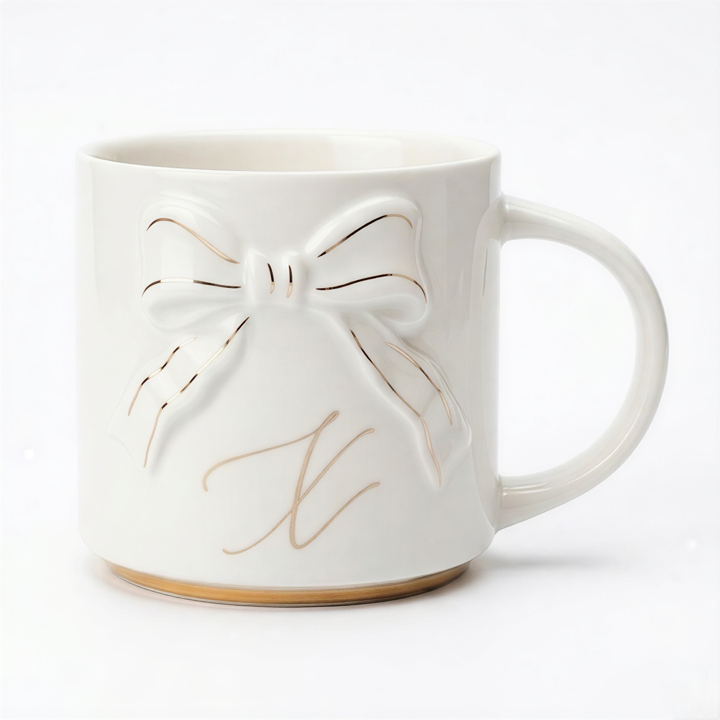 Double-sided Bow Mug