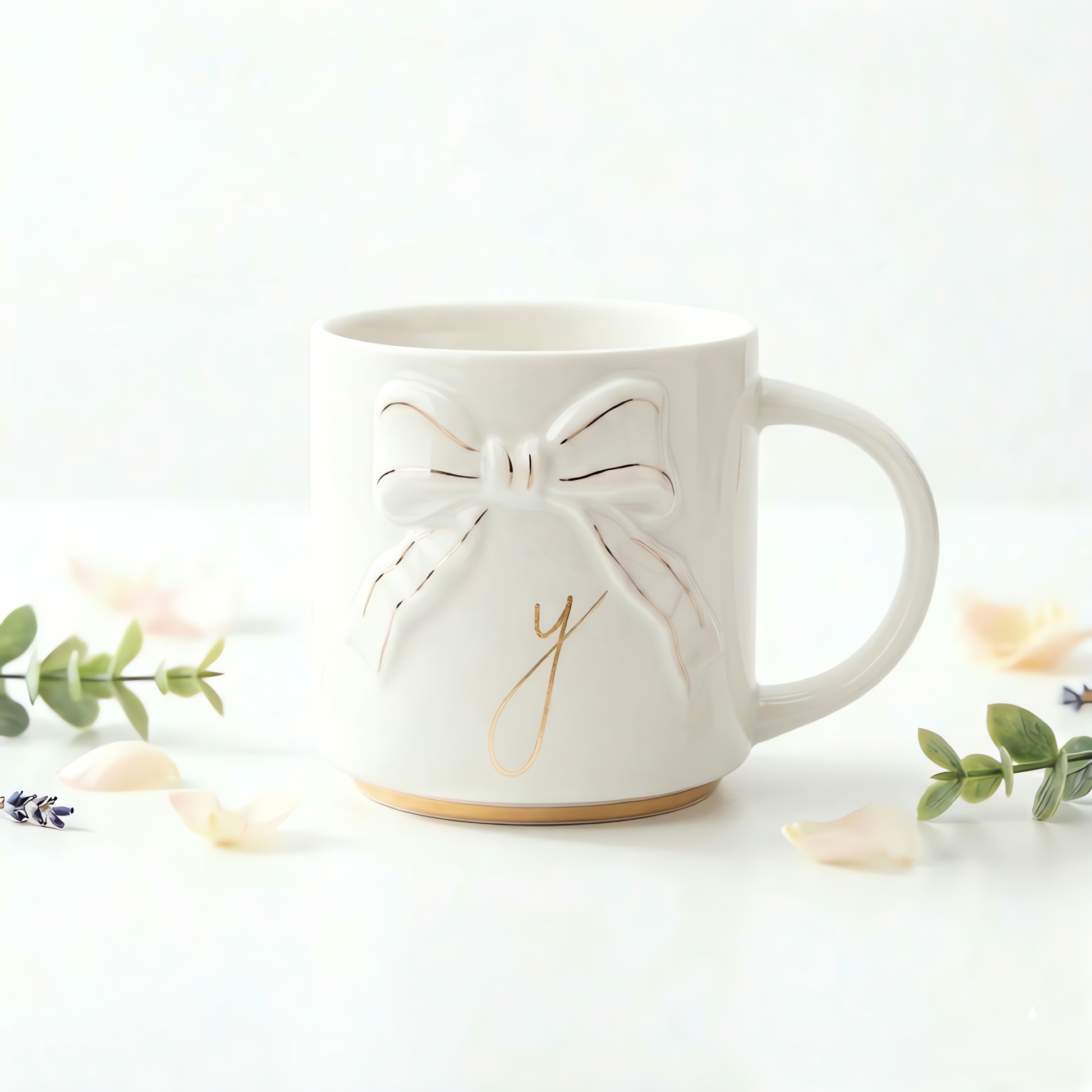 Double-sided Bow Mug