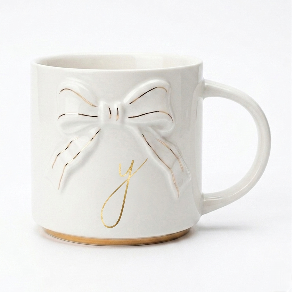 Double-sided Bow Mug