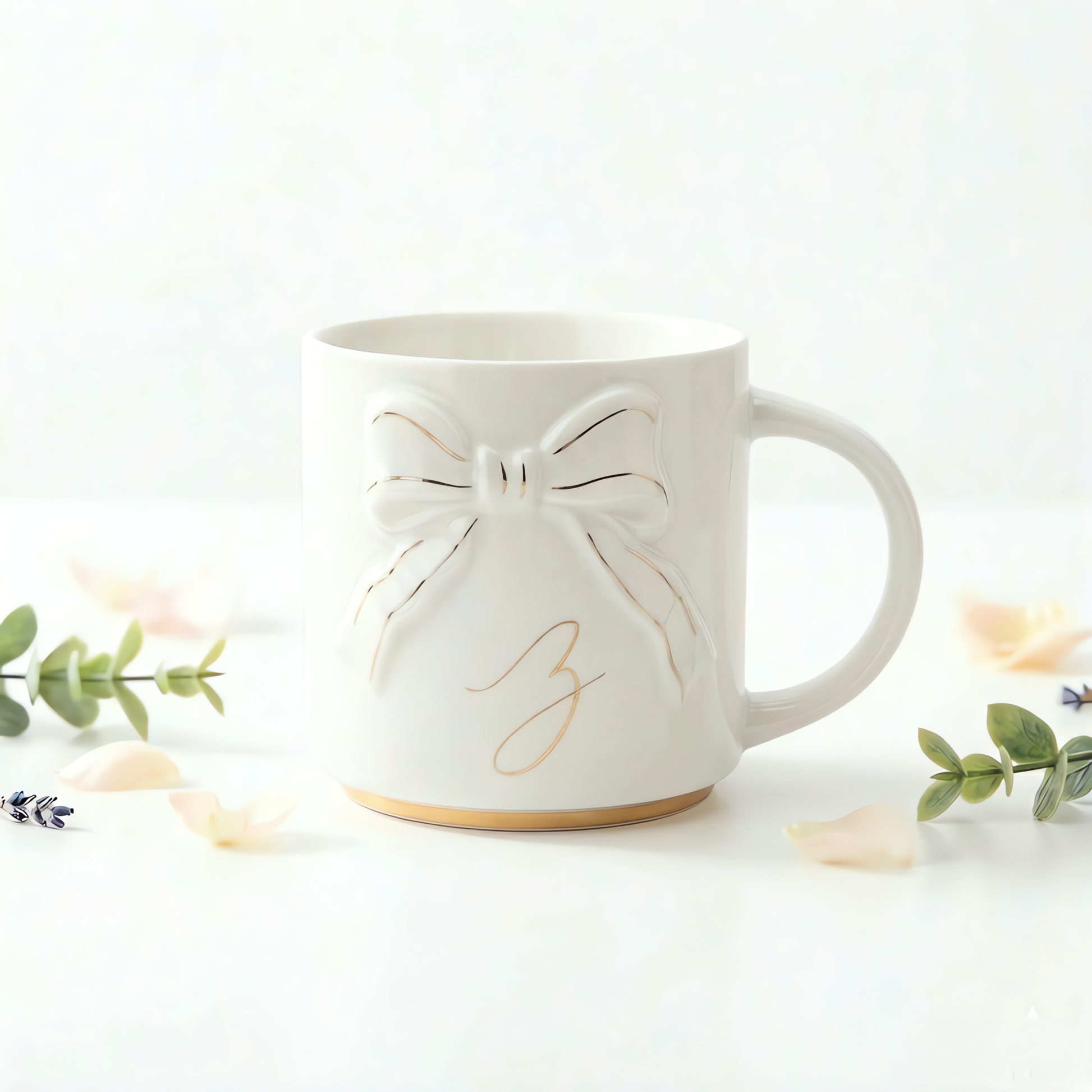 Double-sided Bow Mug